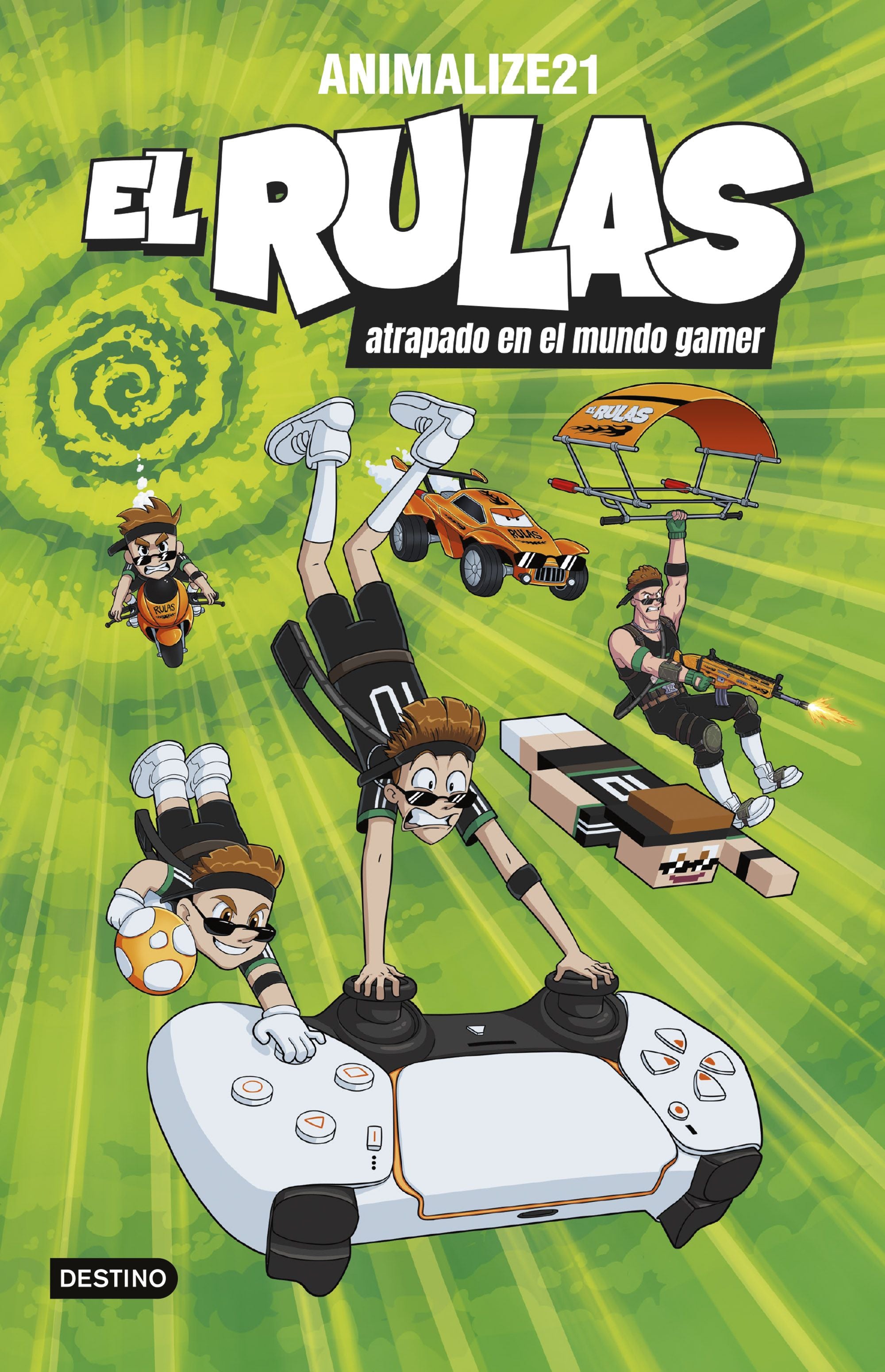 El Rulas 4. El Rulas atrapado en el mundo gamer. Animalize21 (Destino Infantil & Juvenil) 9788408299462 Imagen principal del producto