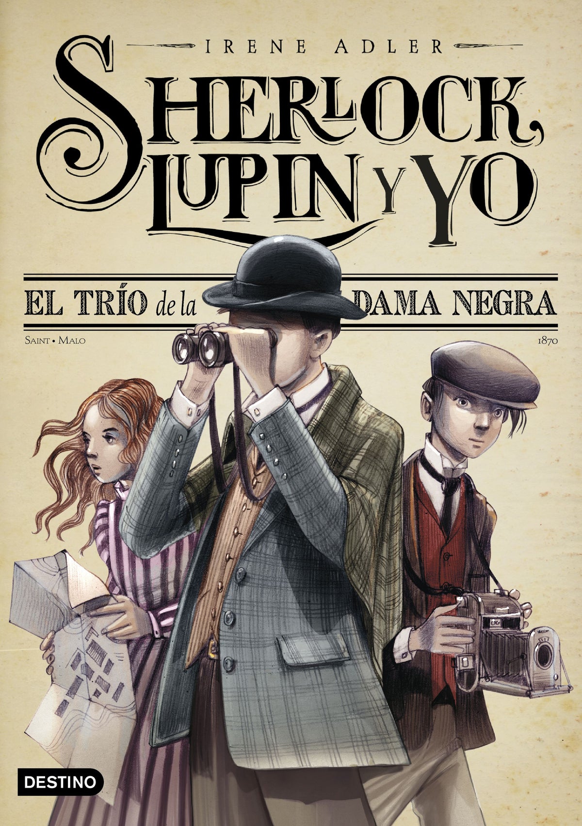 El trío de la Dama Negra: Sherlock, Lupin y yo 1. Irene Adler (Destino Infantil & Juvenil) 9788408262558