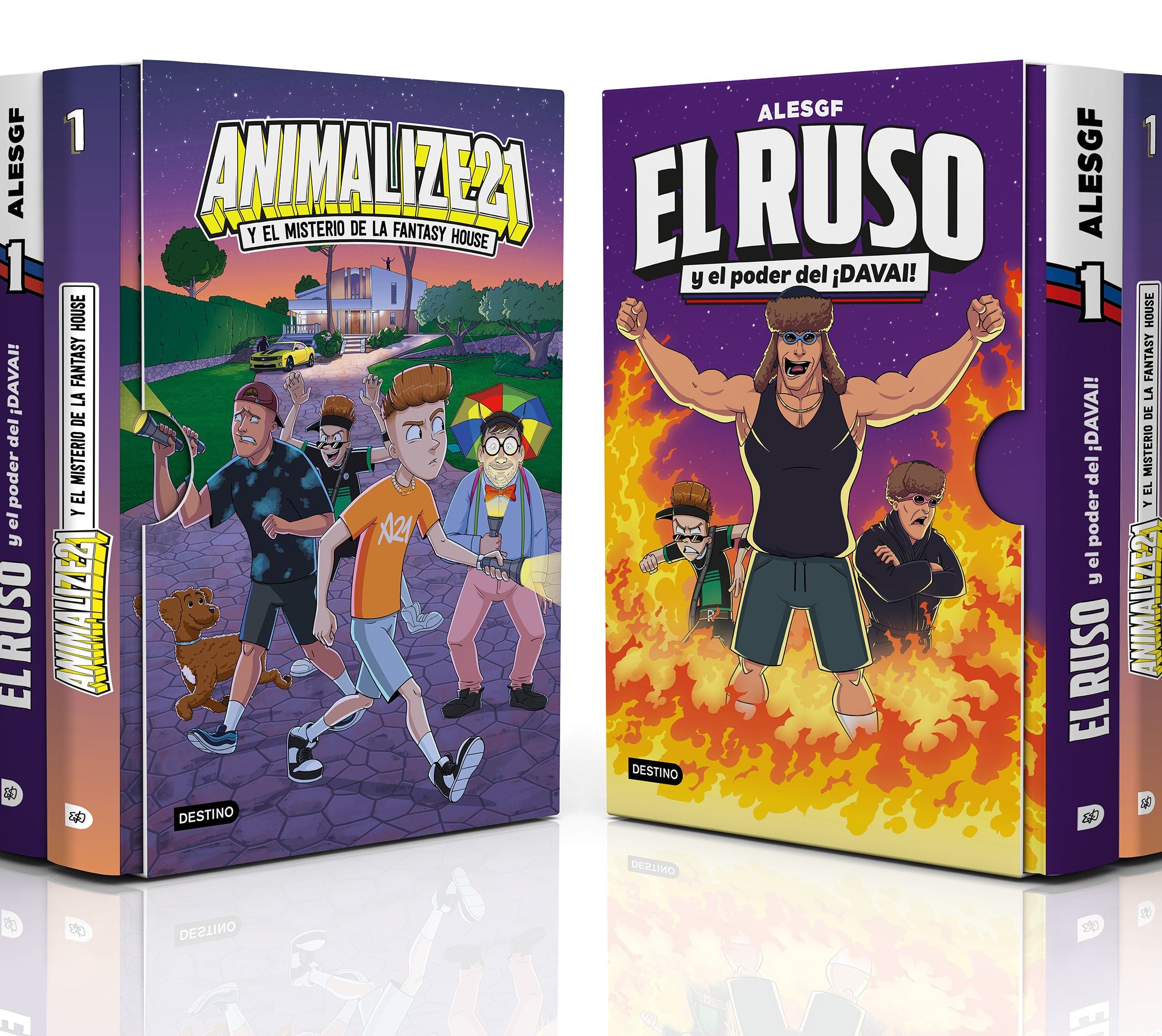 Estuche Animalize 21 1 + El Ruso 1. Animalize21 (Destino Infantil & Juvenil) 9788408295464 Imagen principal del producto