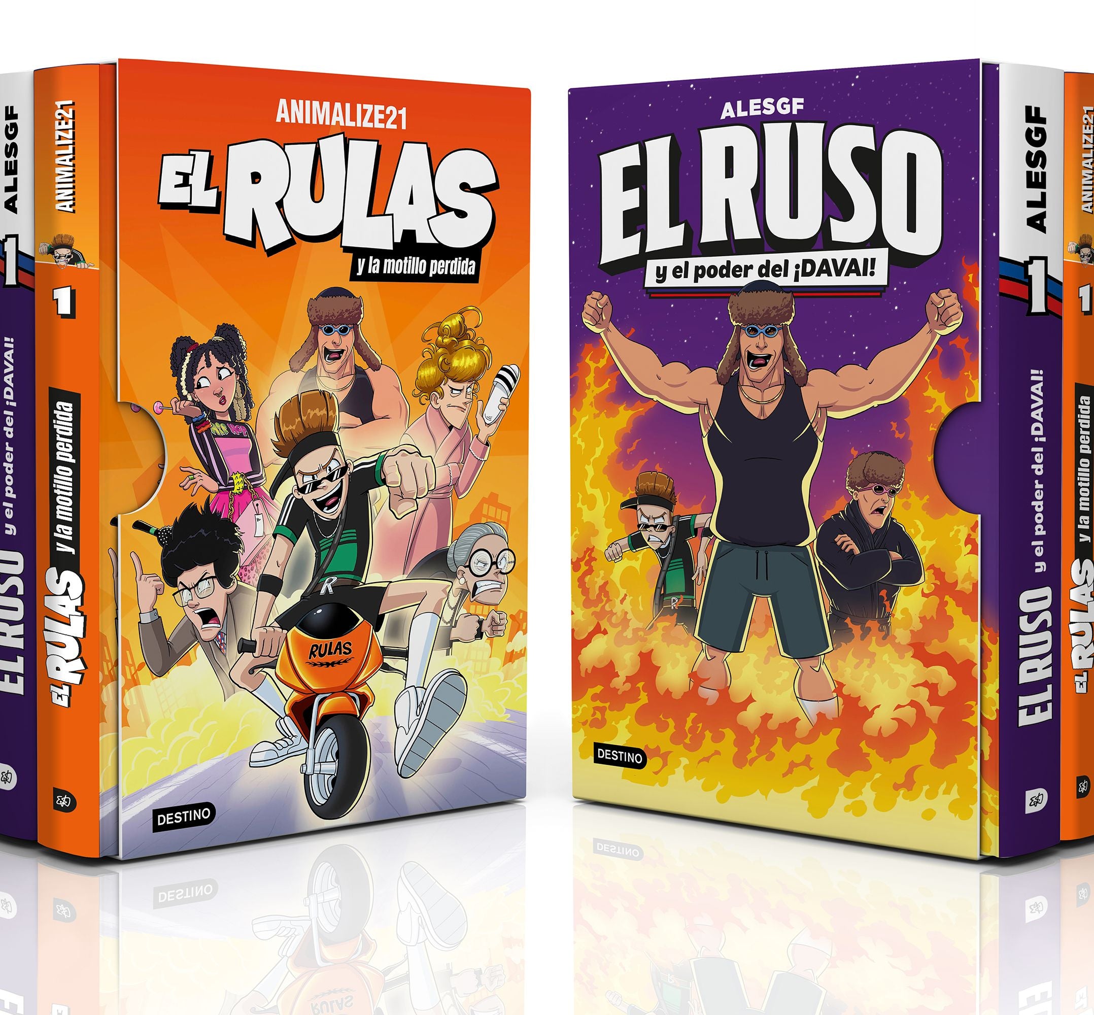 Estuche El Rulas 1 + El Ruso 1. Animalize21 (Destino Infantil & Juvenil) 9788408311423
