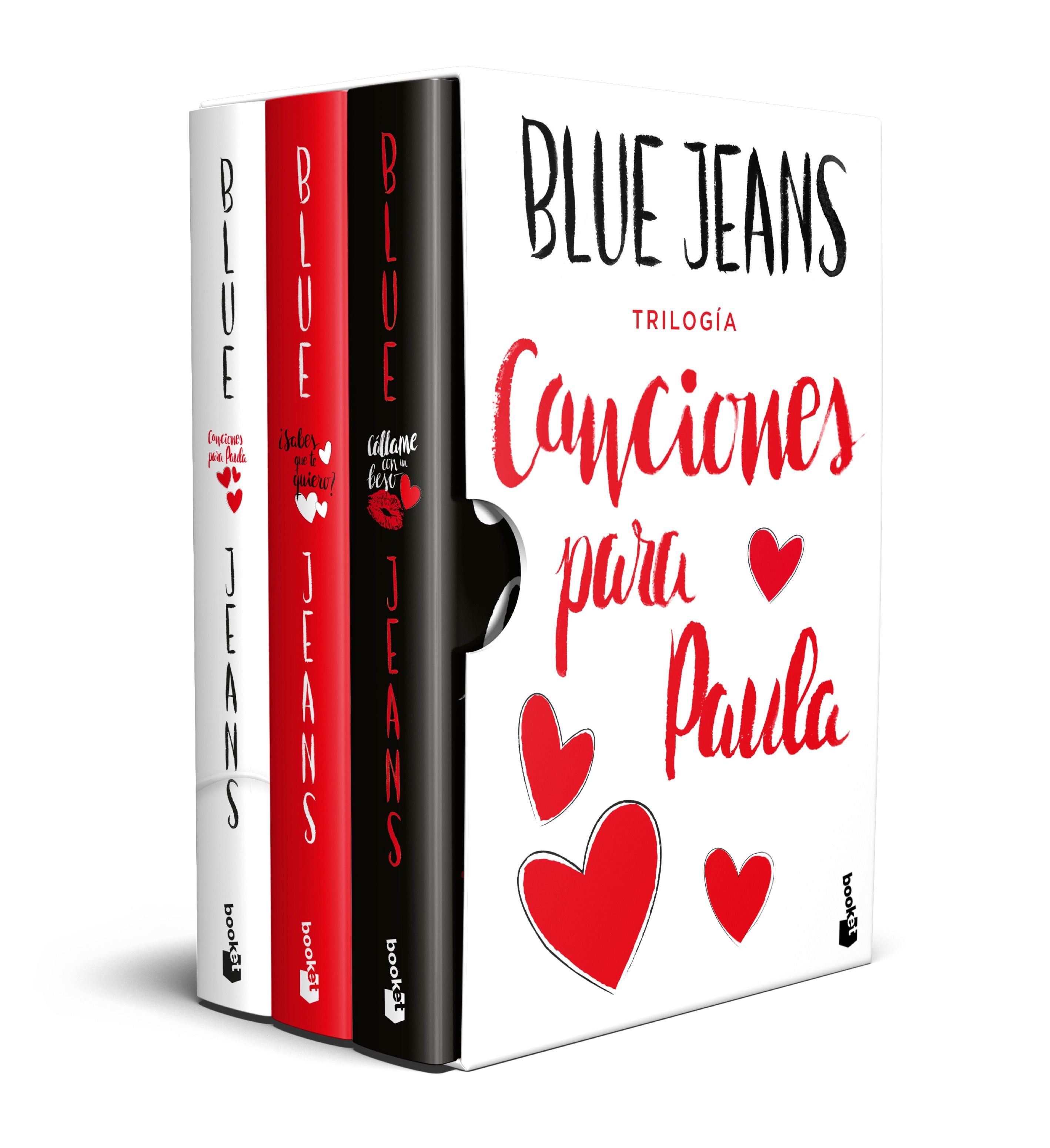 Estuche Trilogía Canciones para Paula: Canciones para Paula, Sabes que te quiero y Cállame con un beso. Blue Jeans (Booket) 9788408258414