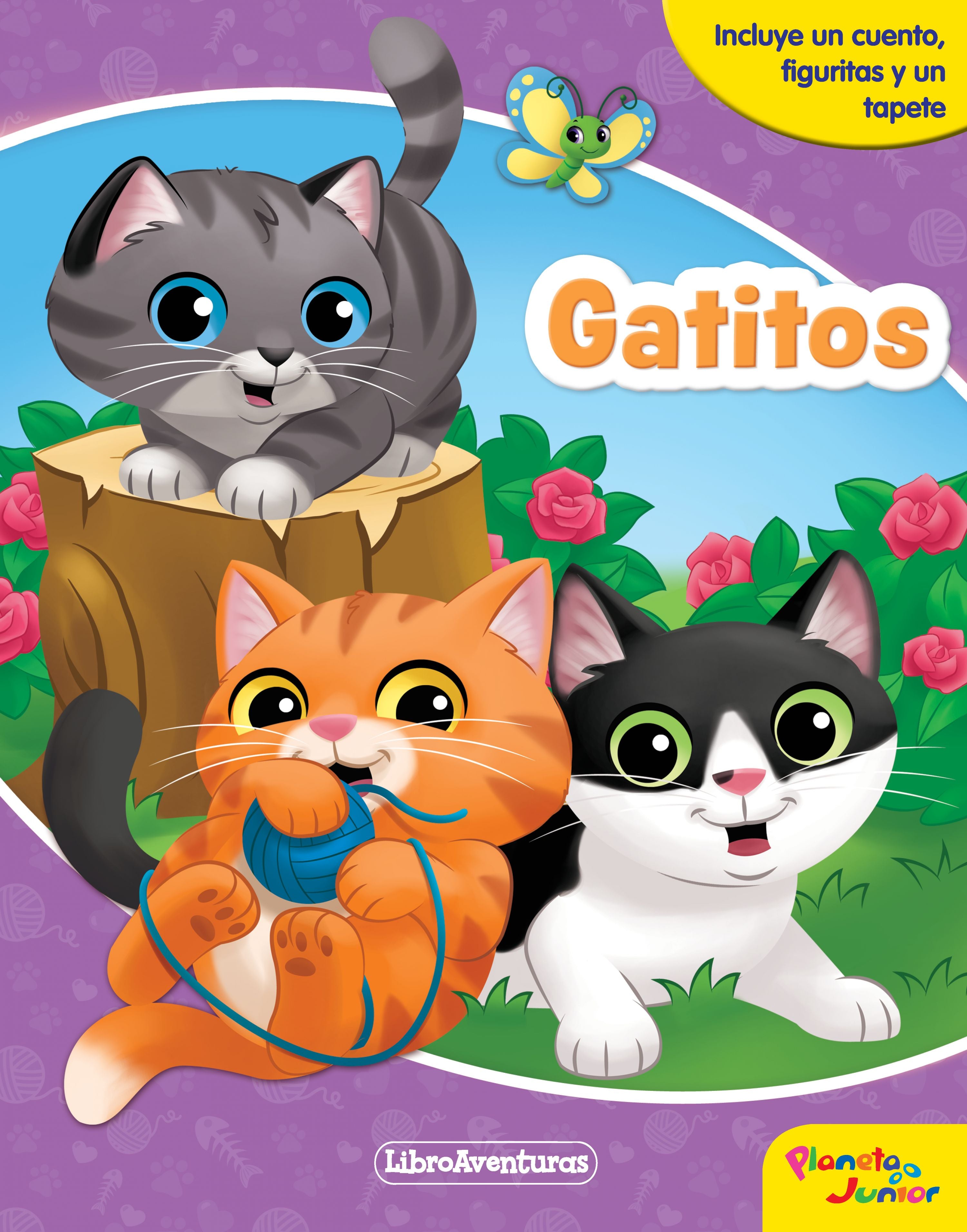 Gatitos. Libroaventuras: Incluye un cuento, figuritas y un tapete. AA. VV. (Planeta Junior) 9788408235620 Imagen principal del producto
