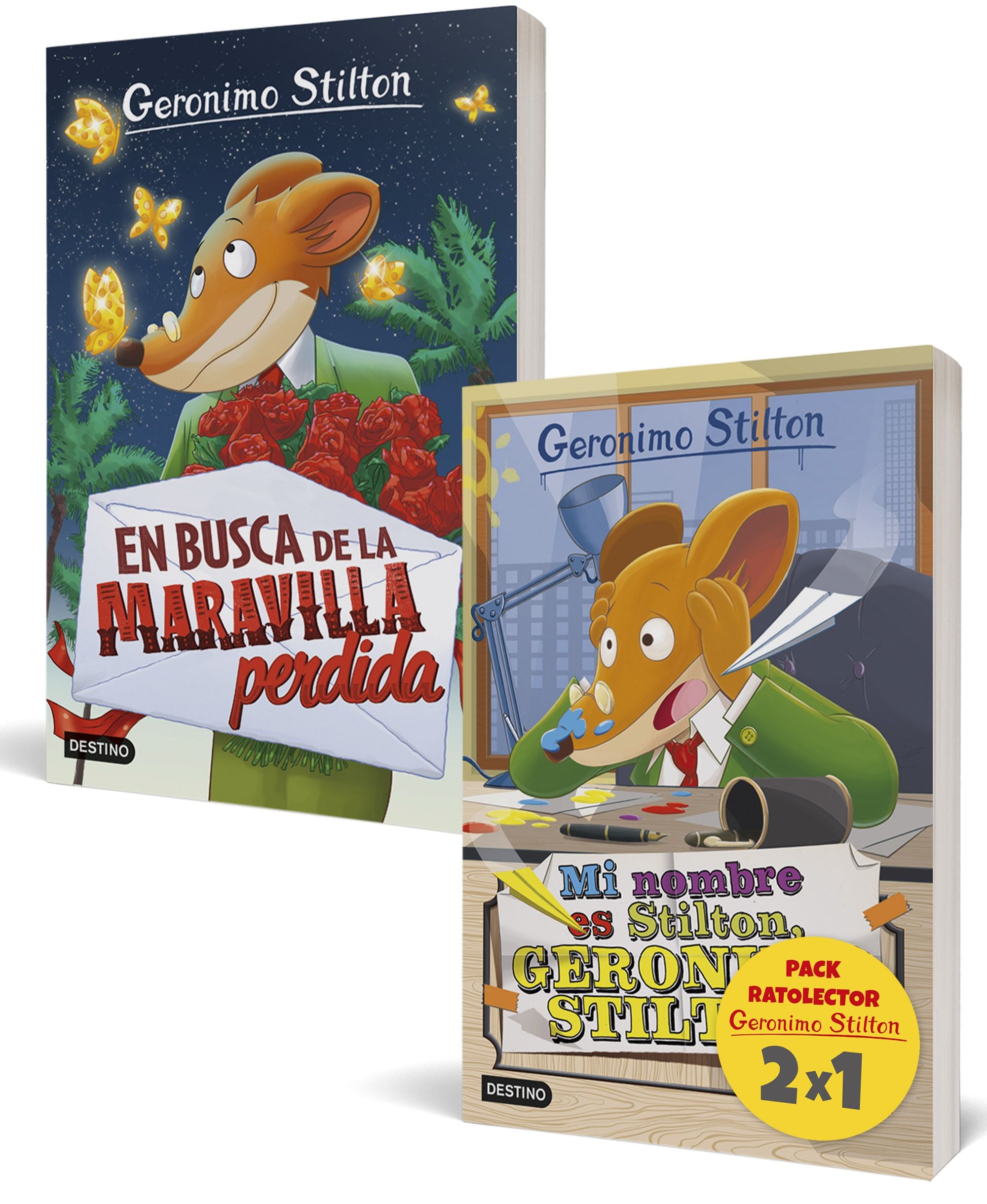 Geronimo Stilton. Pack ratolector. Geronimo Stilton (Destino Infantil & Juvenil) 9788408214922 Imagen principal del producto