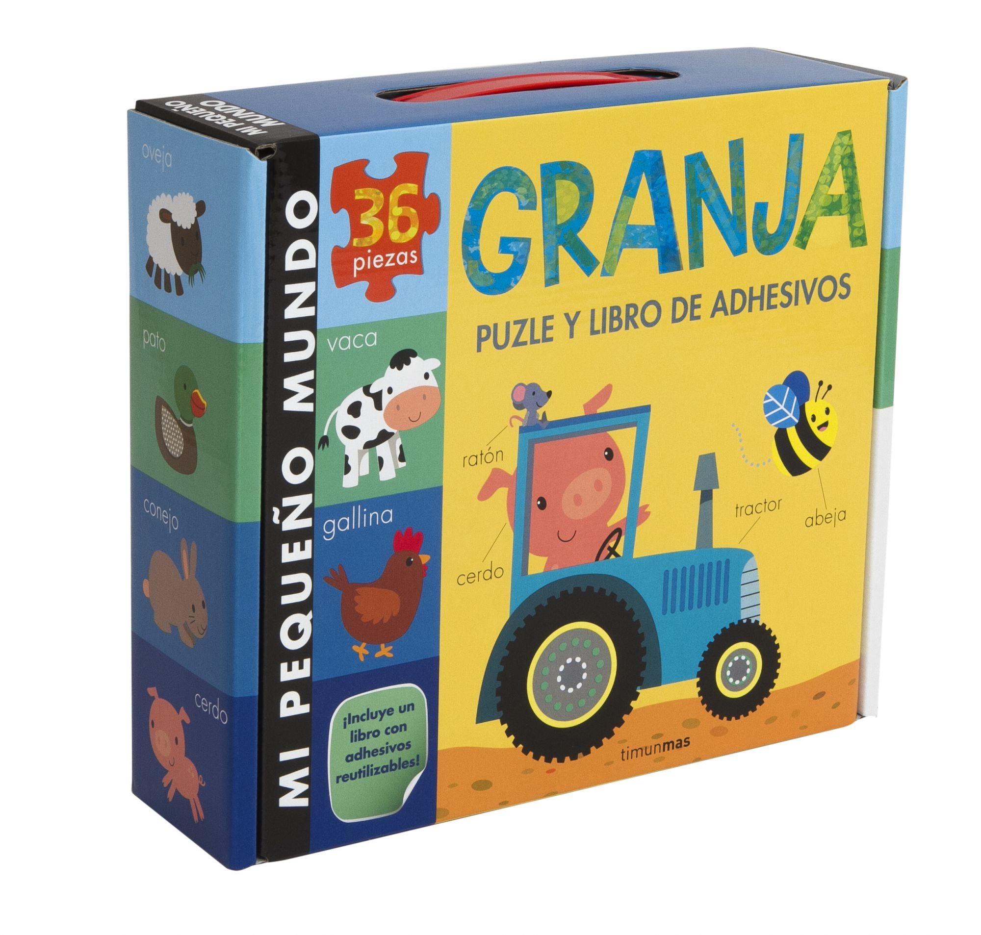 Granja. Puzle y libro de adhesivos Imagen principal del producto