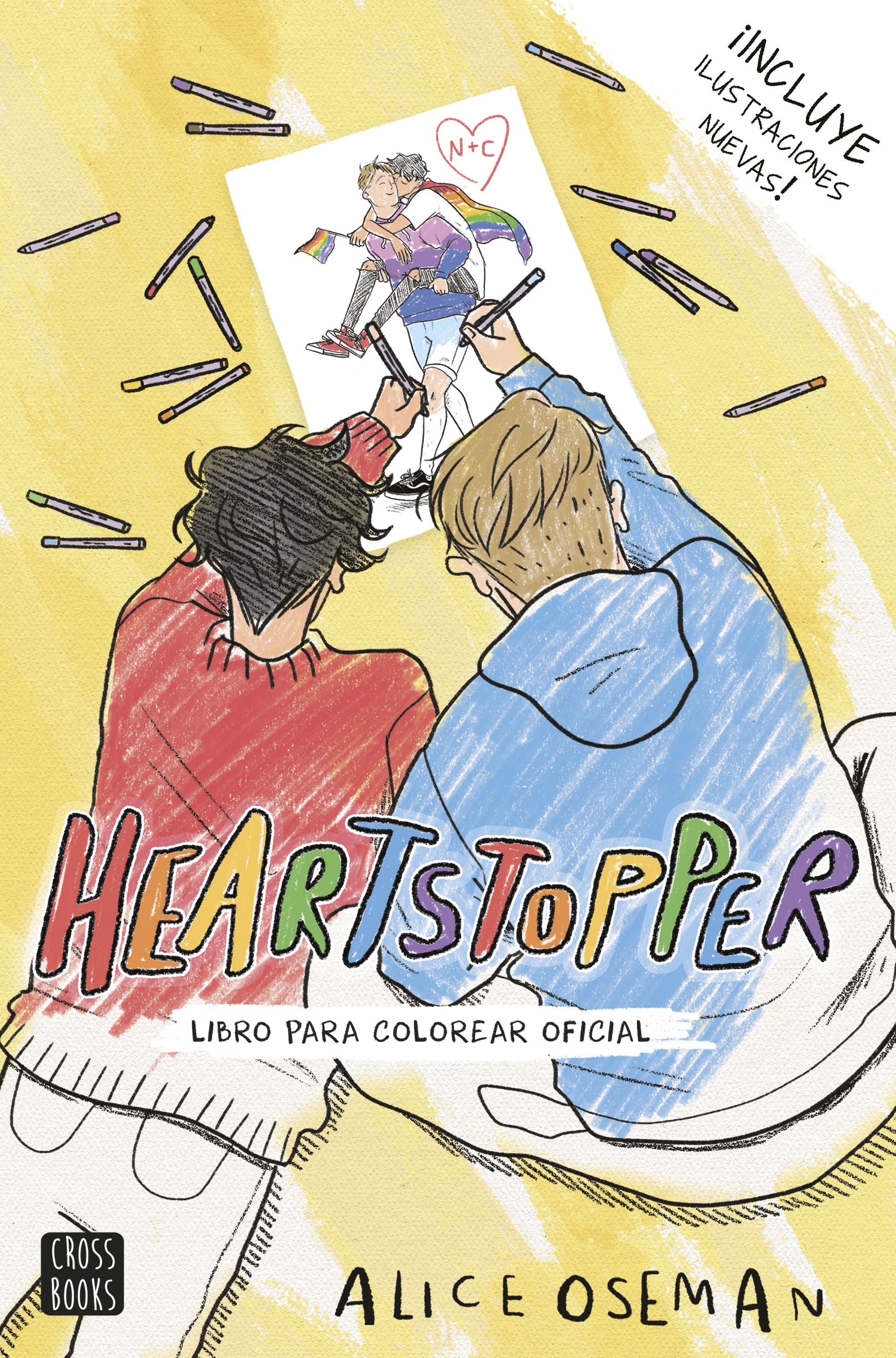 Heartstopper: Libro para colorear oficial. Alice Oseman (Crossbooks) 9788408253921