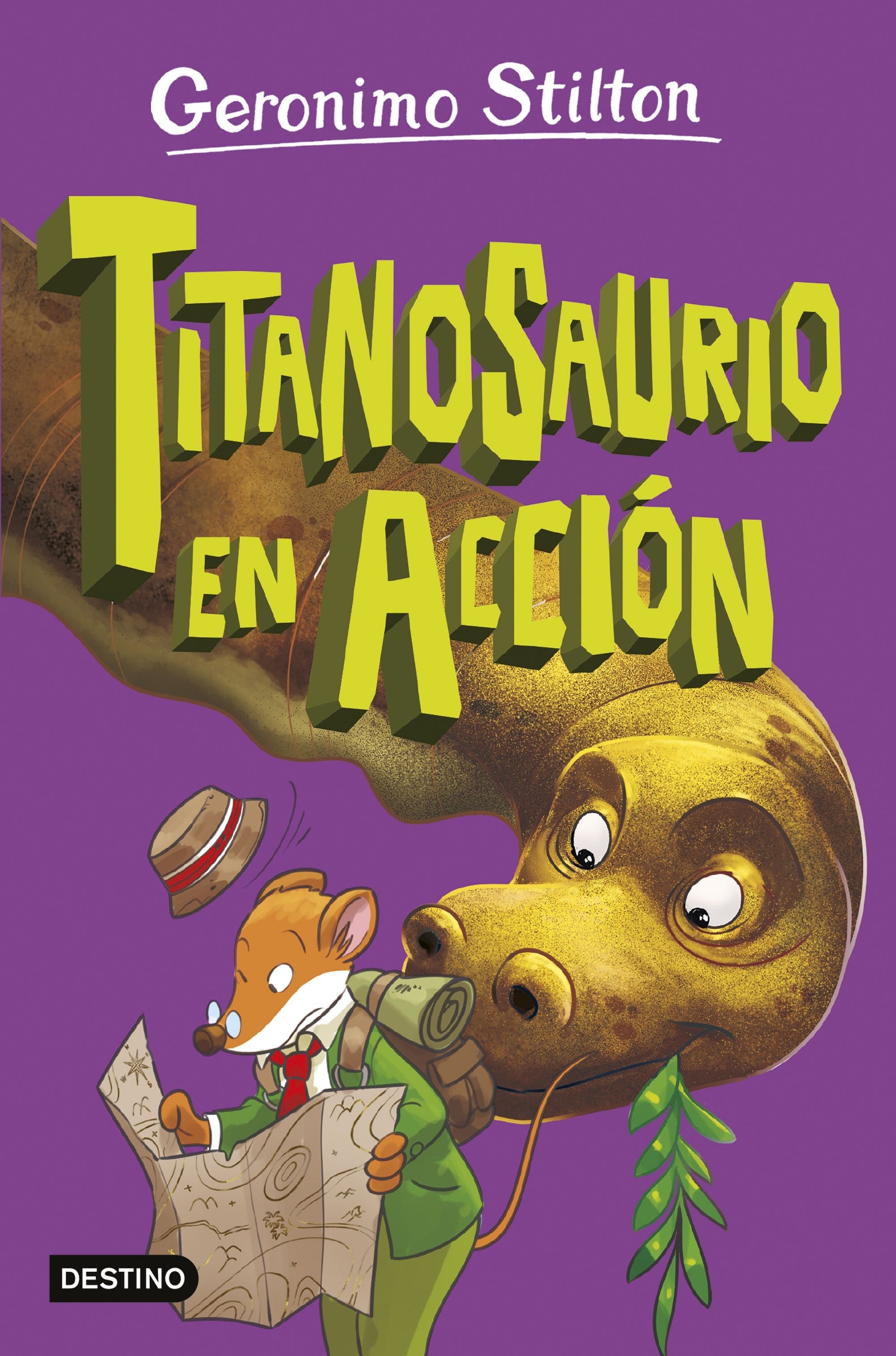 La isla de los dinosaurios 4. Titanosaurio en acción. Geronimo Stilton (Destino Infantil & Juvenil) 9788408290186