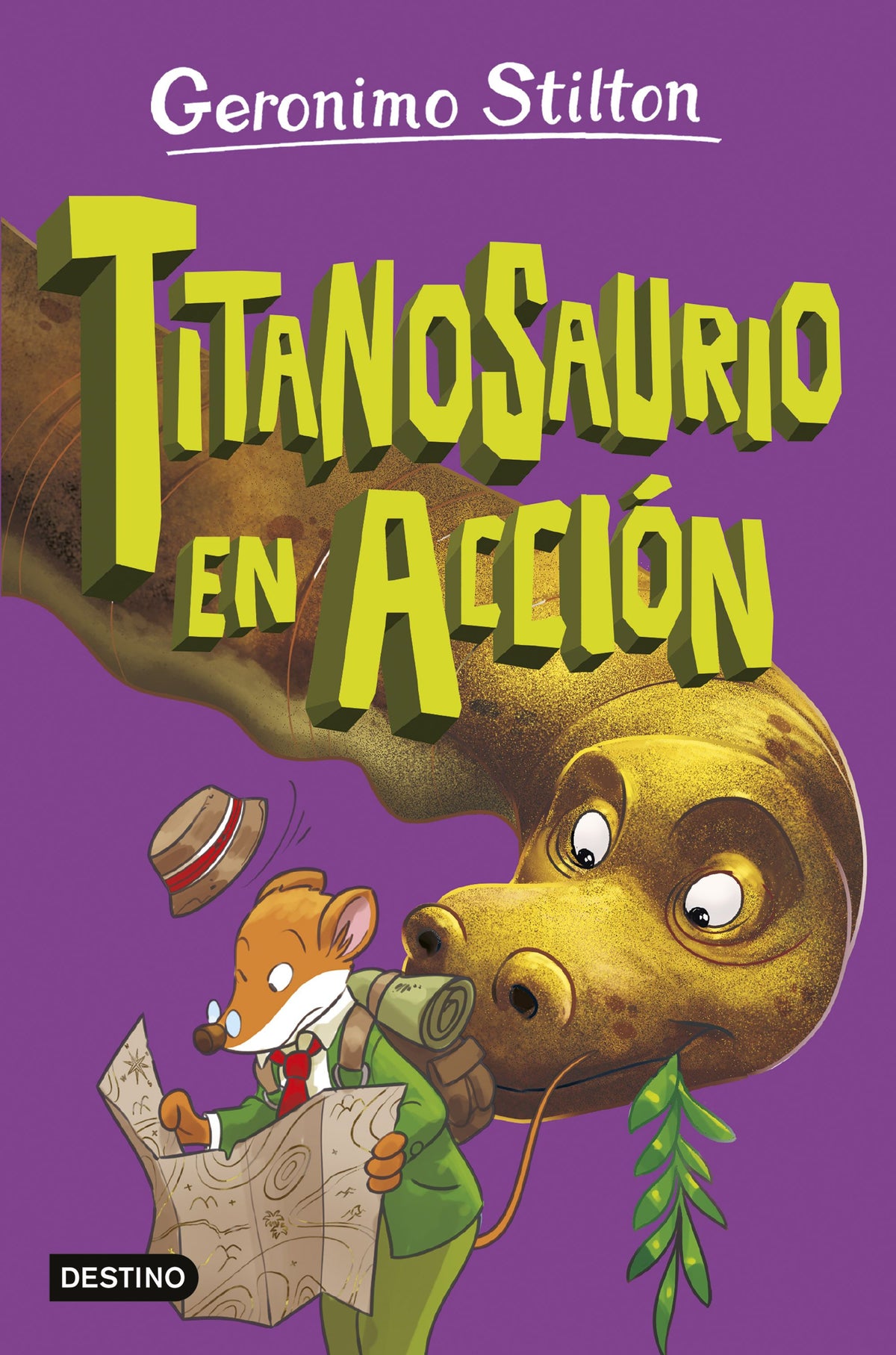 La isla de los dinosaurios 4. Titanosaurio en acción. Geronimo Stilton (Destino Infantil & Juvenil) 9788408290186