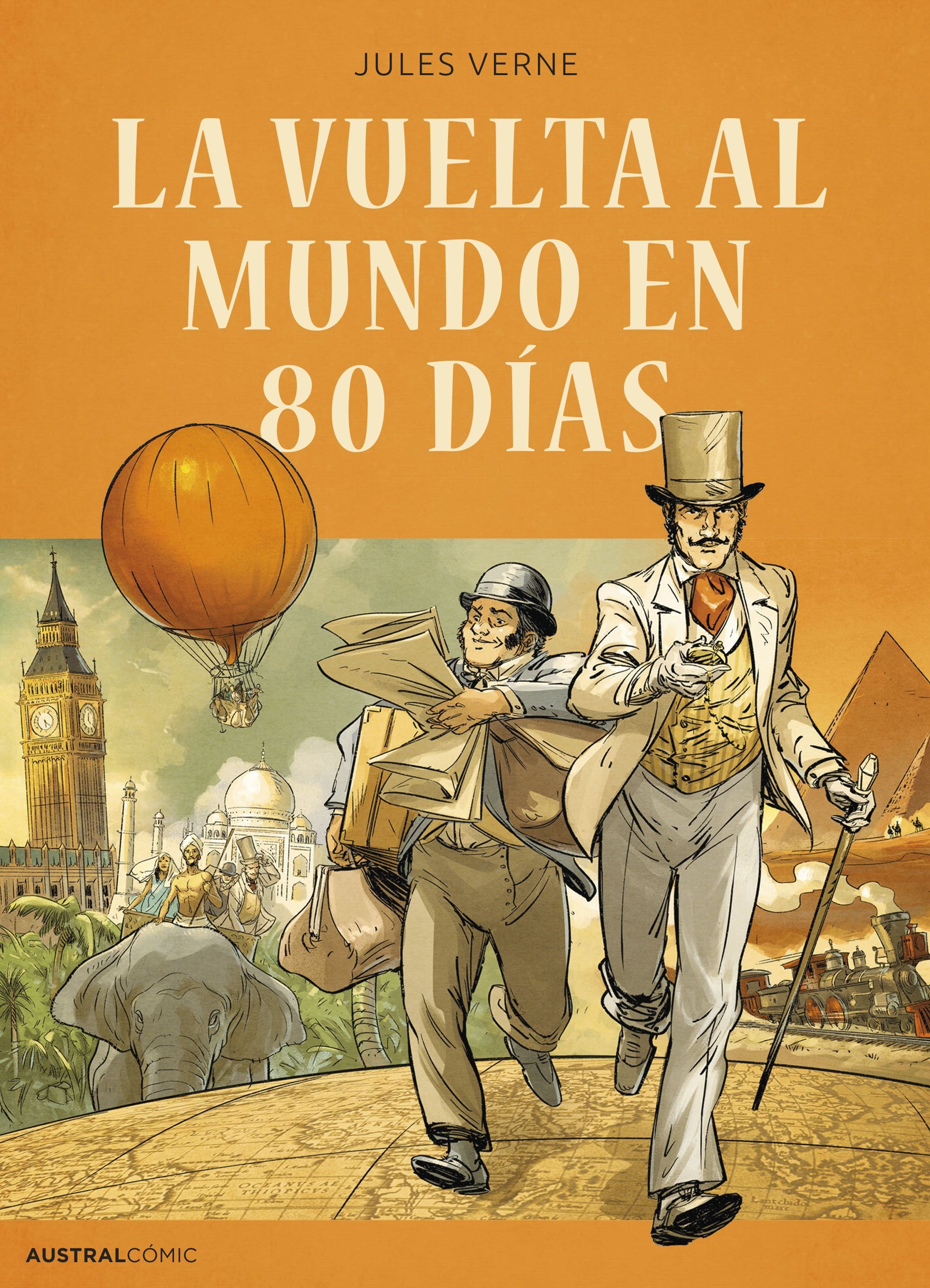 La vuelta al mundo en 80 días (cómic). Jules Verne (Austral) 9788408270874