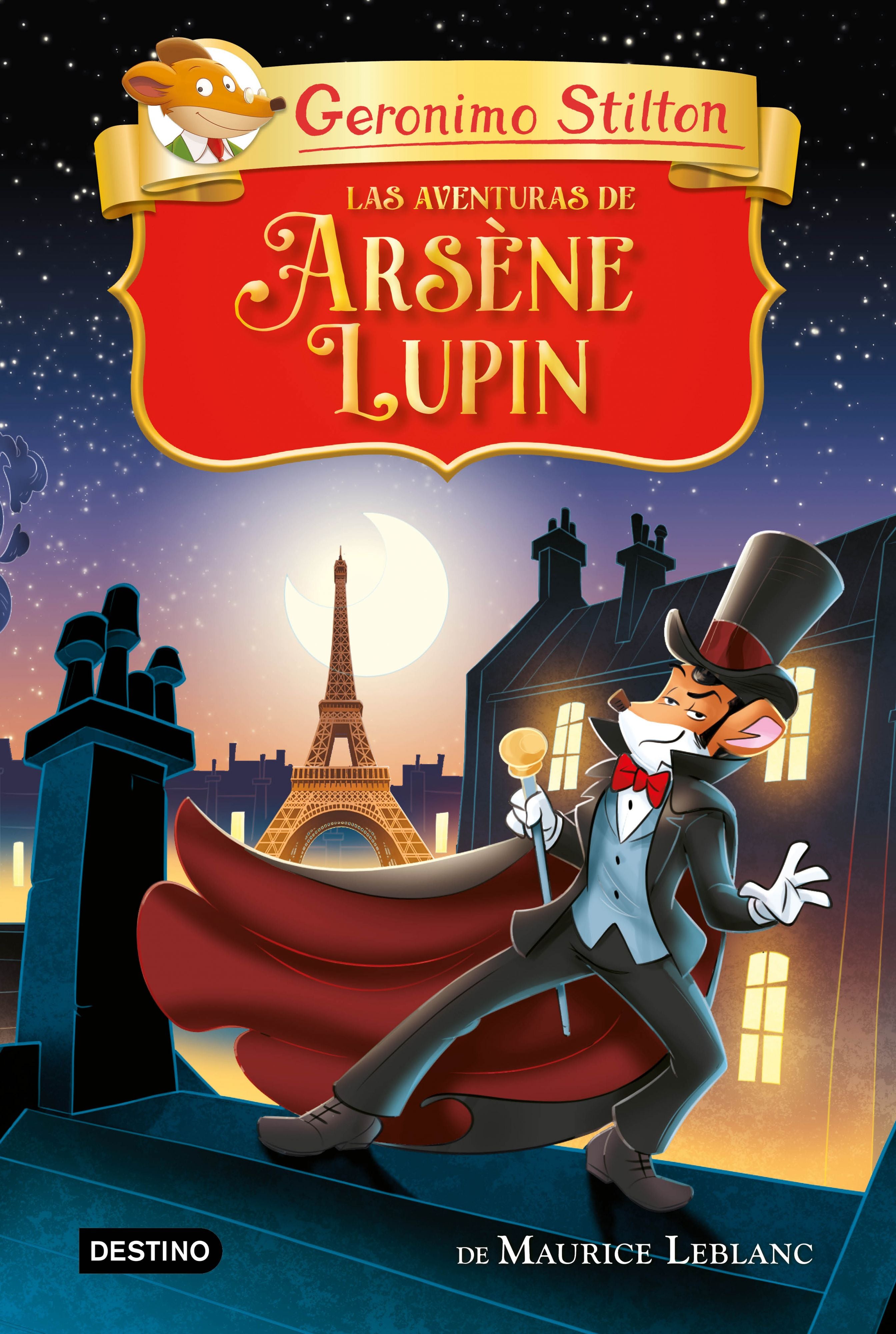 Las aventuras de Arsène Lupin. Geronimo Stilton (Destino Infantil & Juvenil) 9788408265542 Imagen principal del producto