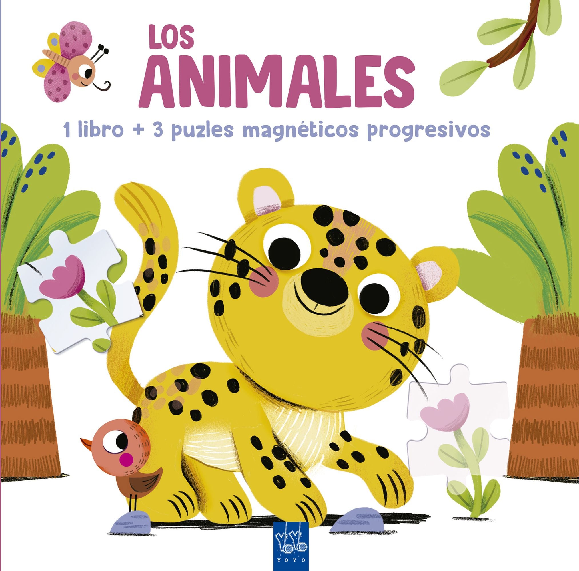 Lee y juega con puzles magnéticos. Los animales: 1 libro y 3 puzles magnéticos. YOYO (Yoyo) 9788408302049 Imagen principal del producto
