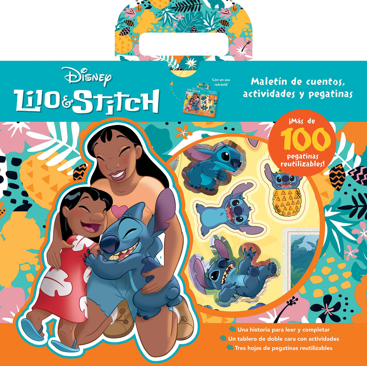 Lilo & Stitch. Maletín de cuentos, actividades y pegatinas. Disney (Libros Disney) 9788410029941