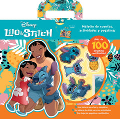 Lilo & Stitch. Maletín de cuentos, actividades y pegatinas. Disney (Libros Disney) 9788410029941