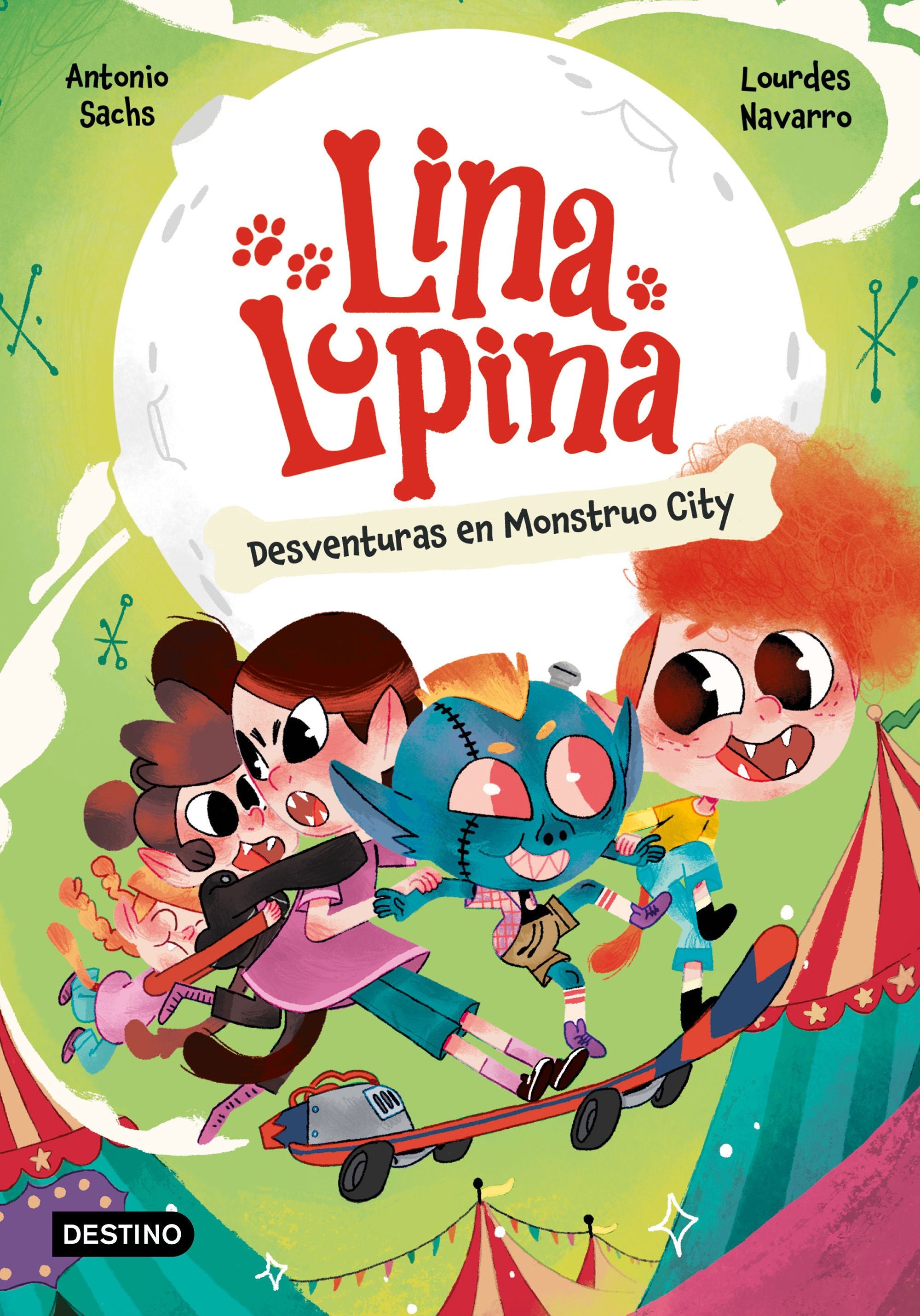 Lina Lupina 3. Desventuras en Monstruo City. Antonio Sachs (Destino Infantil & Juvenil) 9788408291398 Imagen principal del producto