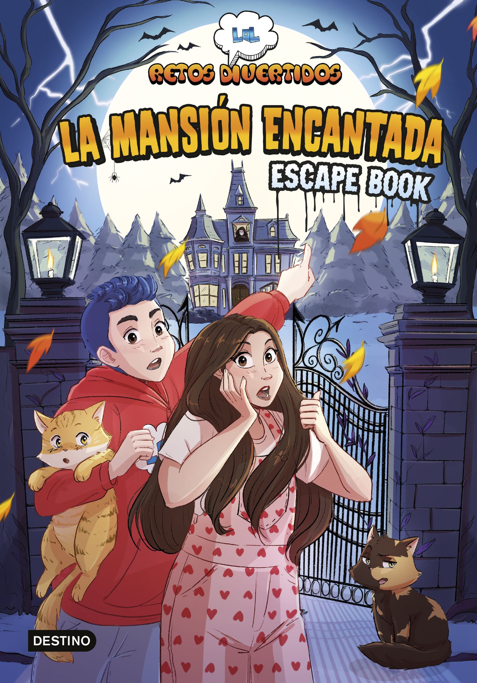 LOL Retos Divertidos 2. Escape Book: La Mansión Encantada. LOL Retos Divertidos (Destino Infantil & Juvenil) 9788408253716 Imagen principal del producto