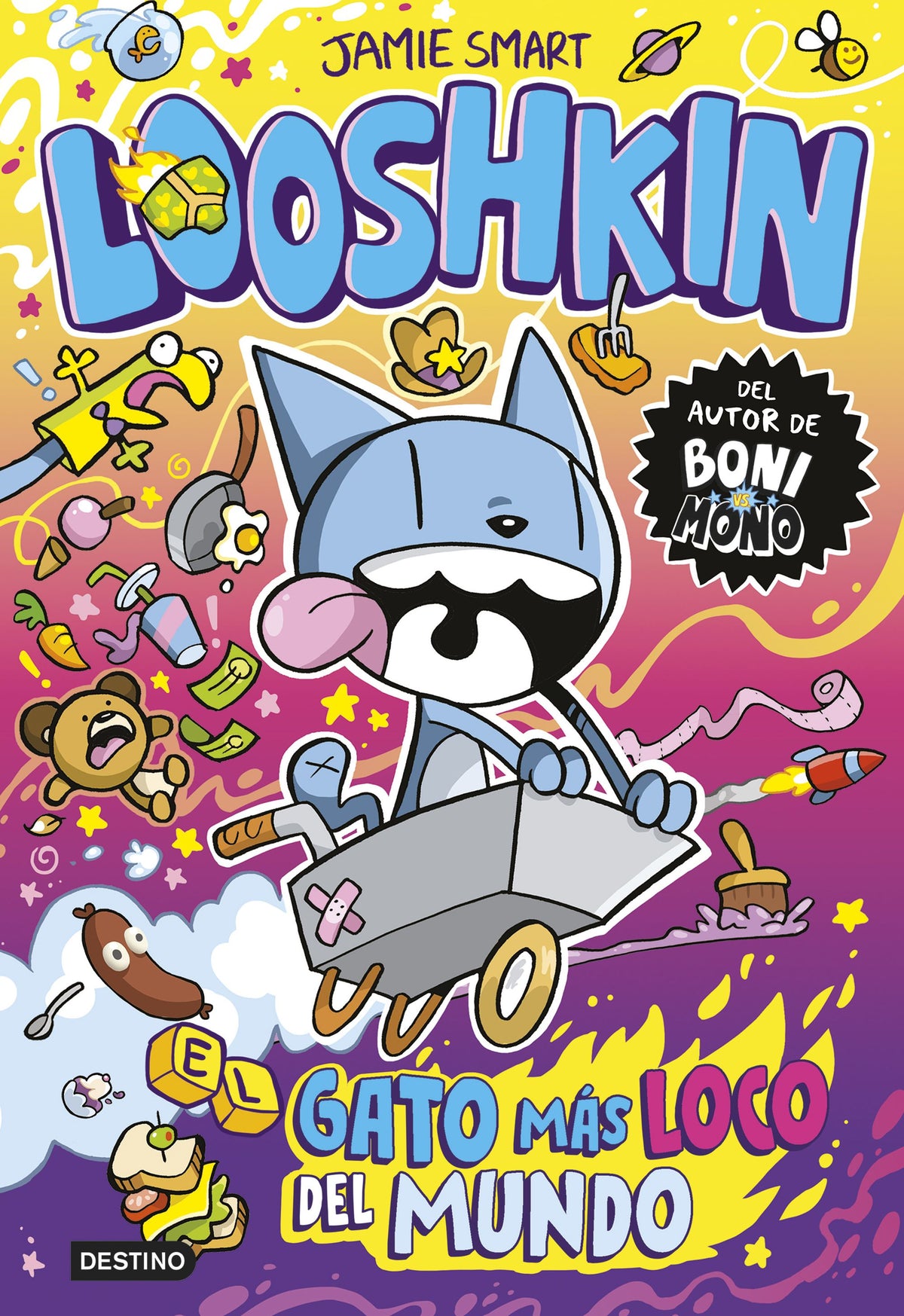 Looshkin 1. El gato más loco del mundo. Jamie Smart (Destino Infantil & Juvenil) 9788408318040