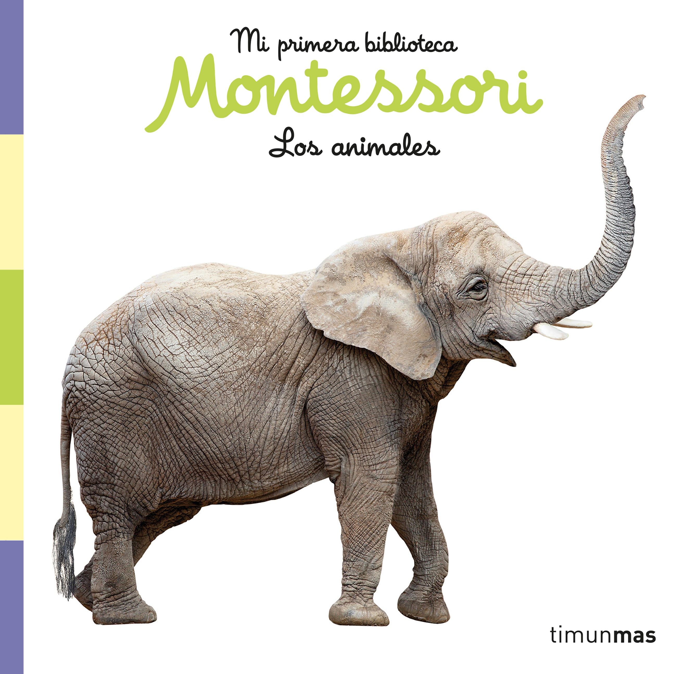 Los animales. Libro de tela. Mi primera biblioteca Montessori: Con fotos reales. AA. VV. (Timun Mas Infantil) 9788408257028