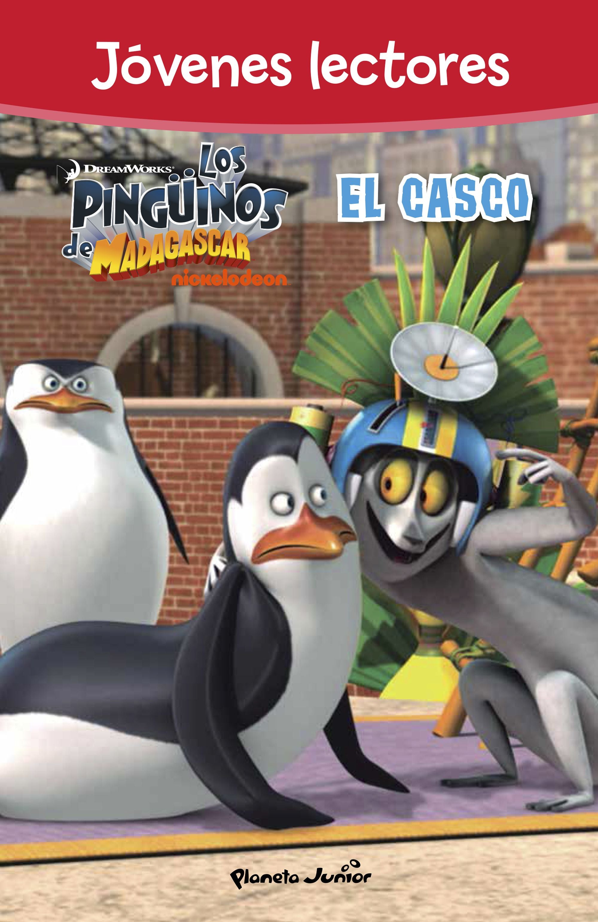 Los Pingüinos de Madagascar. El casco. Jóvenes lectores Imagen principal del producto