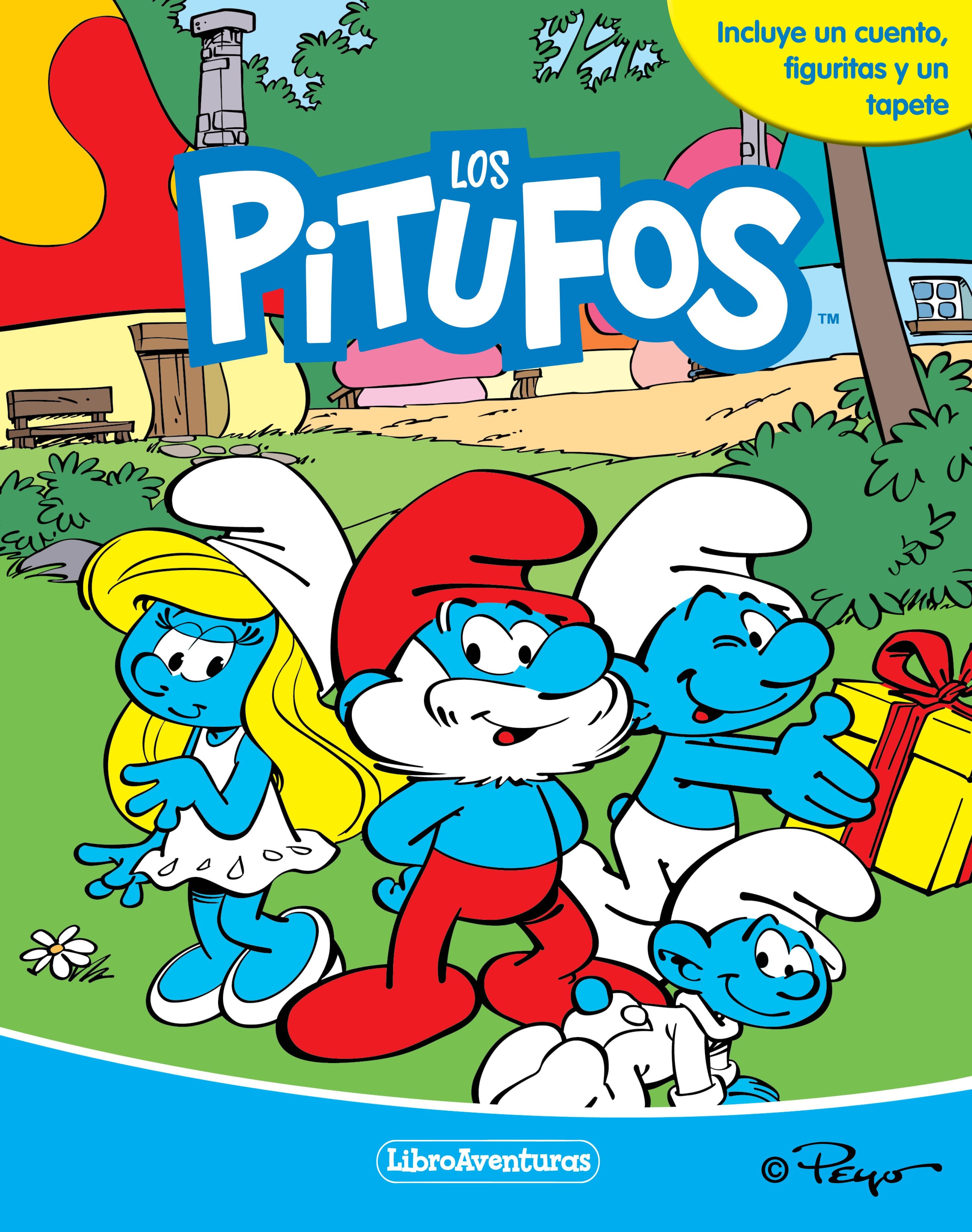 Los Pitufos. Libroaventuras: Incluye un cuento, figuritas y un tapete. Los Pitufos (Planeta Junior) 9788408291657 Imagen principal del producto