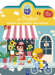 Mi mundo para colorear con adhesivos. La ciudad. YOYO (Yoyo) 9788408296850