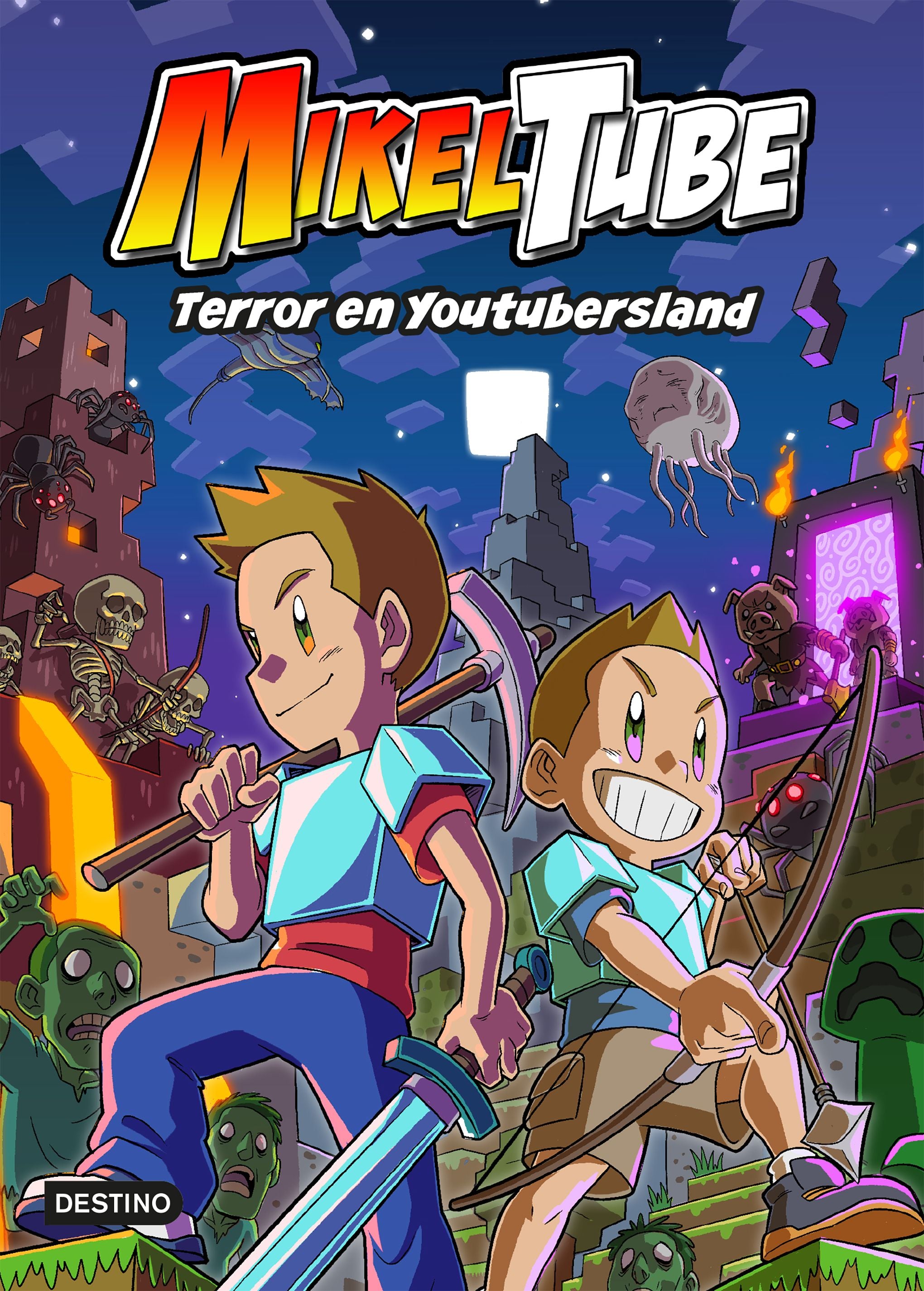 Mikeltube 5. Terror en Youtubersland. Mikeltube (Destino Infantil & Juvenil) 9788408245209 Imagen principal del producto