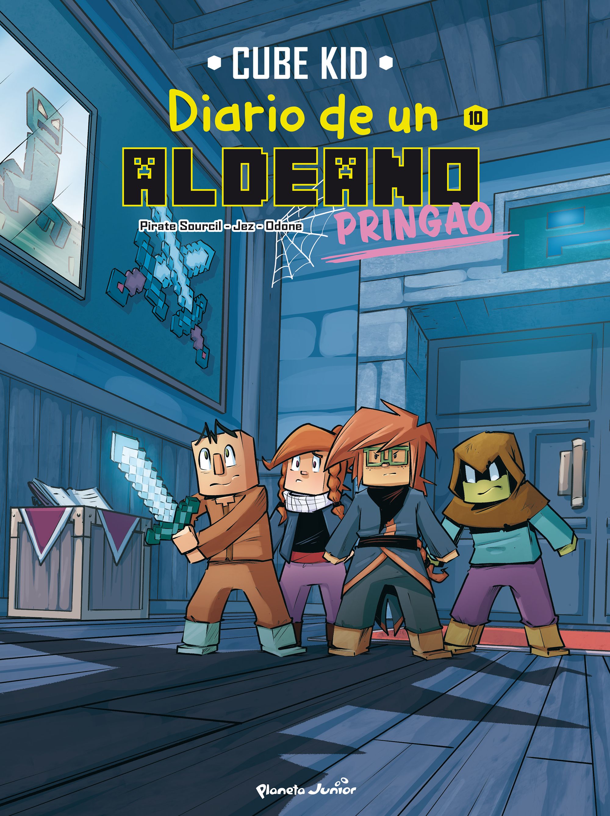 Minecraft. Diario de un aldeano pringao. Cómic 10: El evocador misterioso. Cube Kid (Planeta Junior) 9788408299899