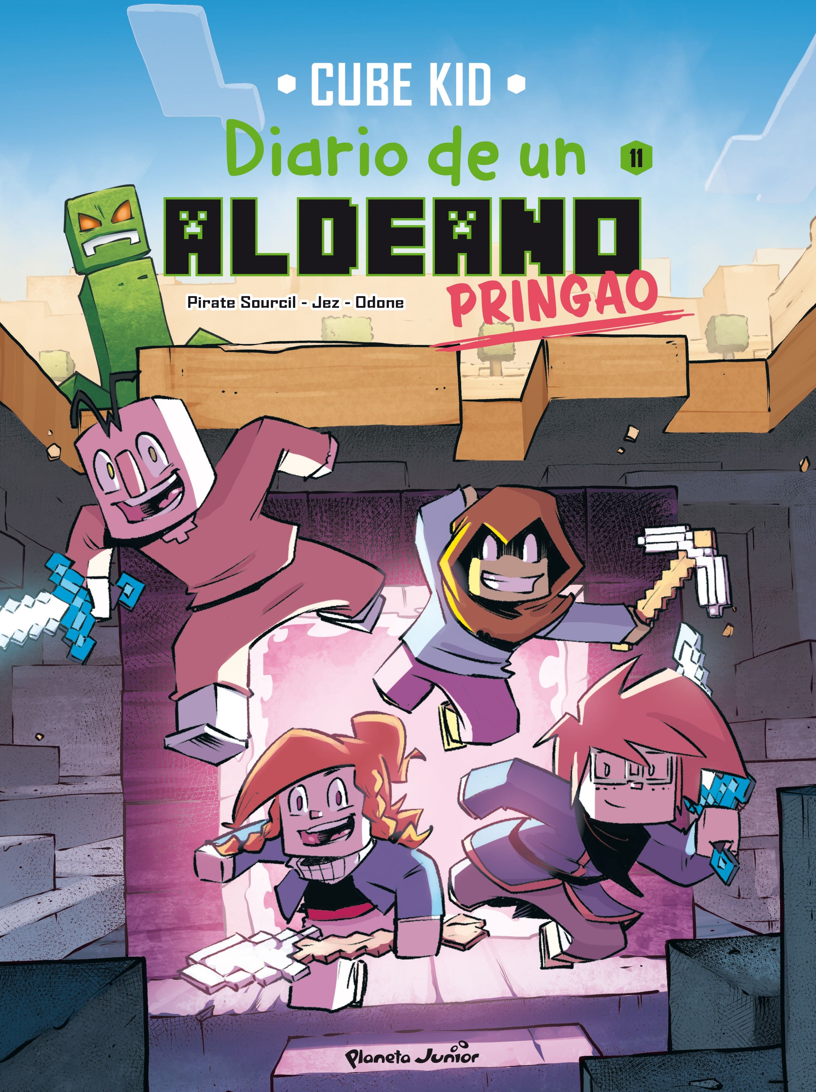 Minecraft. Diario de un aldeano pringao. Cómic 11: La guarida de la Entidad. Cube Kid (Planeta Junior) 9788408308997