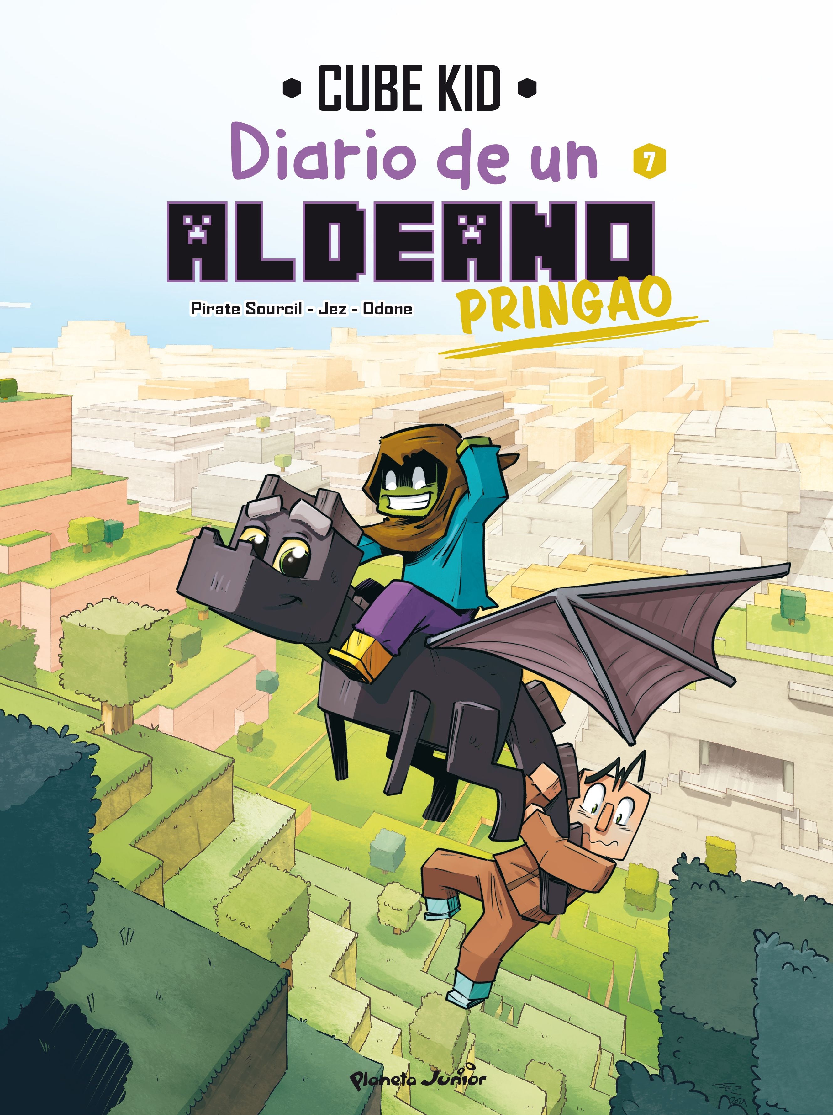 Minecraft. Diario de un aldeano pringao. Cómic 7: Domesticando a la bestia. Cube Kid (Planeta Junior) 9788408282426