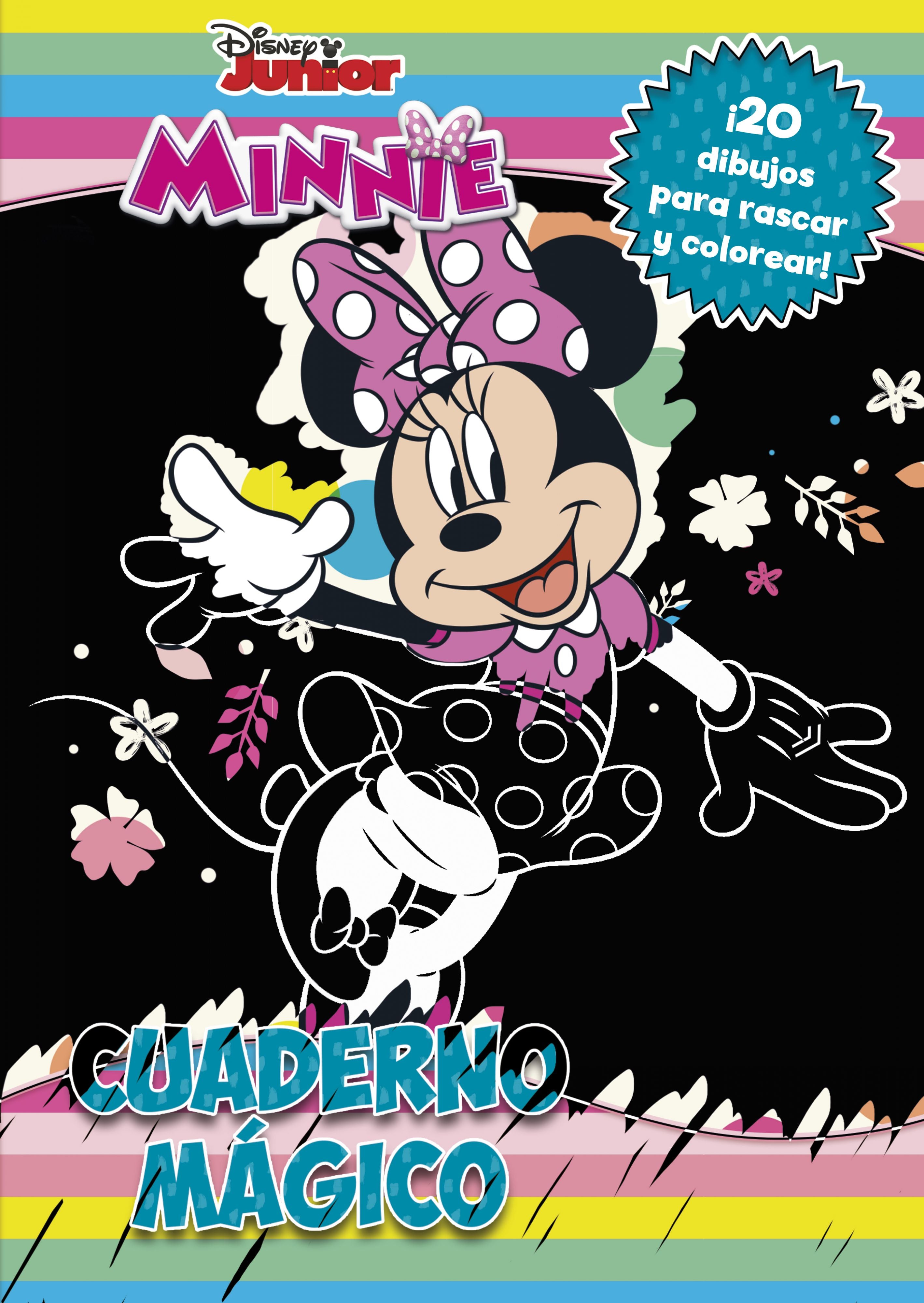 Minnie. Cuaderno Mágico: 20 Dibujos para Rascar y Colorear Imagen principal del producto