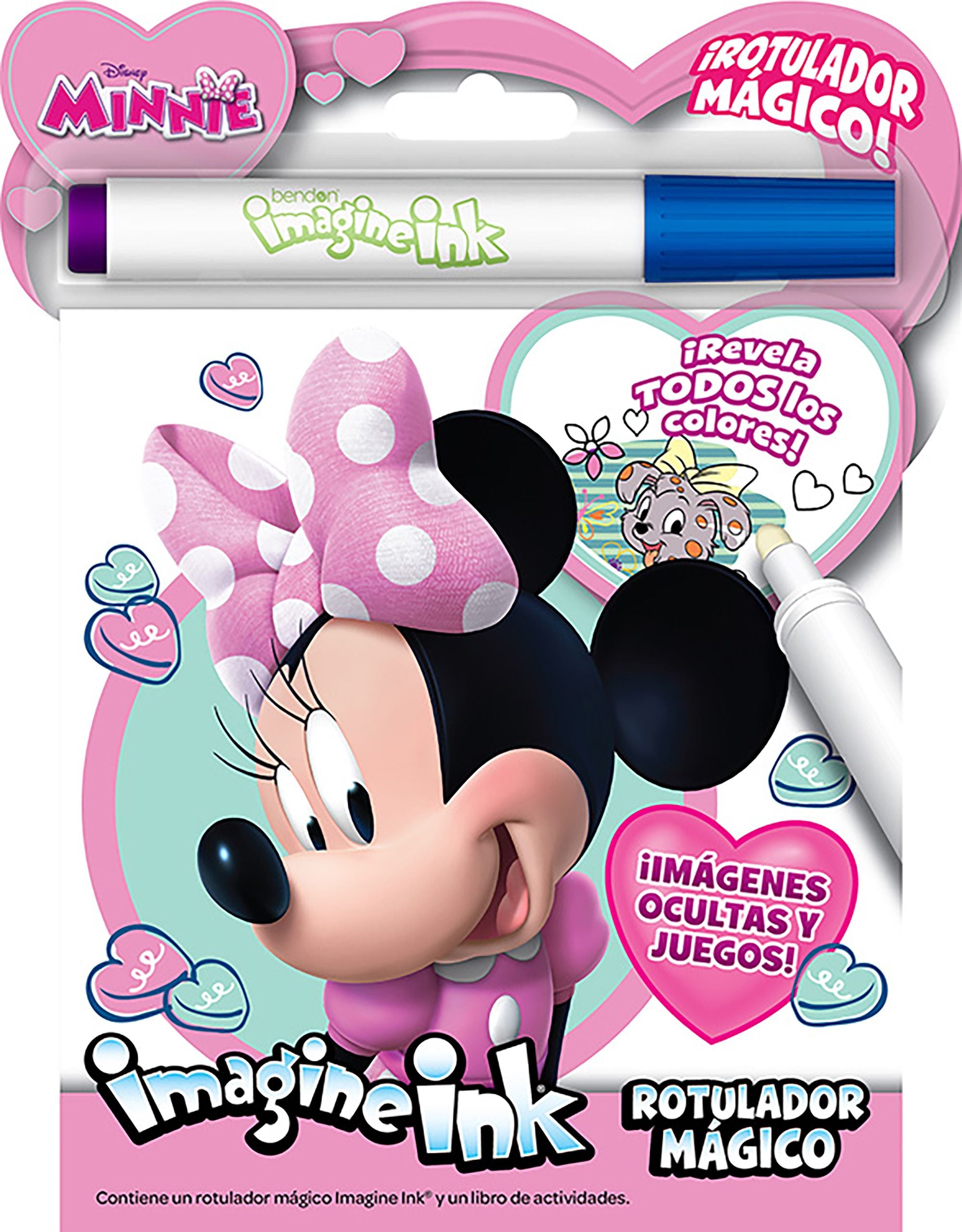Minnie. Rotulador mágico: Libro para colorear y actividades con rotulador mágico. Disney (Libros Disney) 9788410029538
