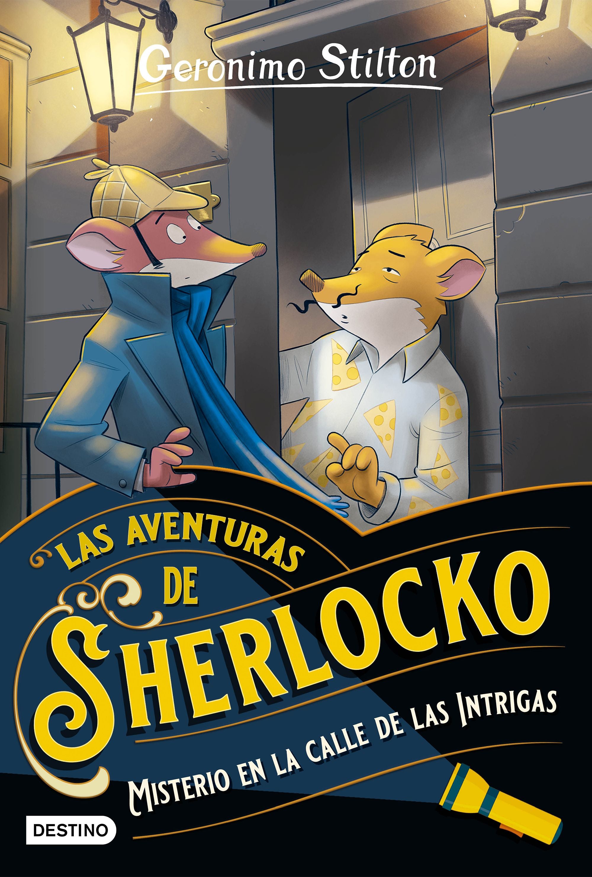 Misterio en la calle de las Intrigas: Las aventuras de Sherlocko 6. Geronimo Stilton (Destino Infantil & Juvenil) 9788408282563 Imagen principal del producto