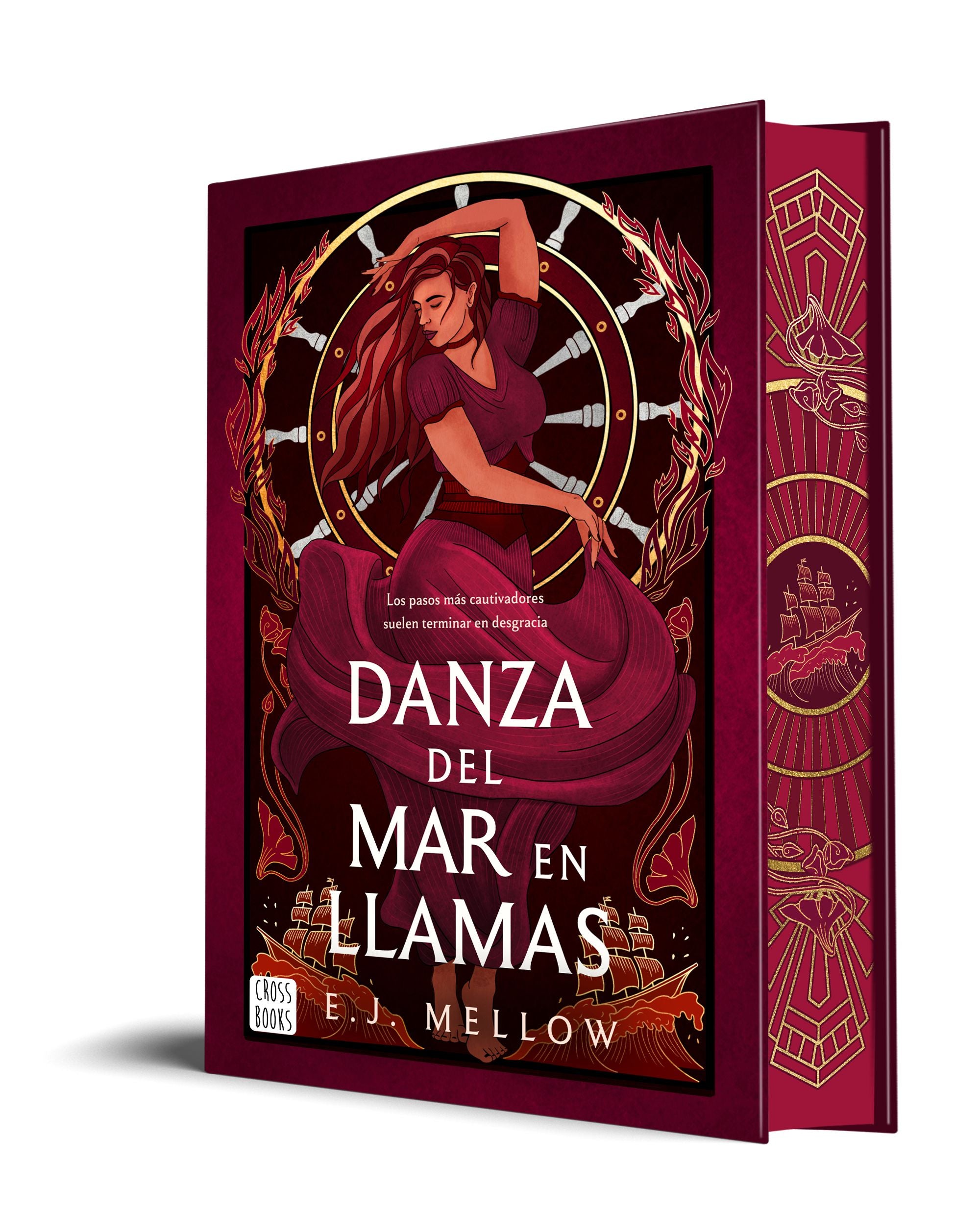 Mousai 2. Danza del mar en llamas: Edición con cantos tintados. E. J. Mellow (Crossbooks) 9788408310440 Imagen principal del producto