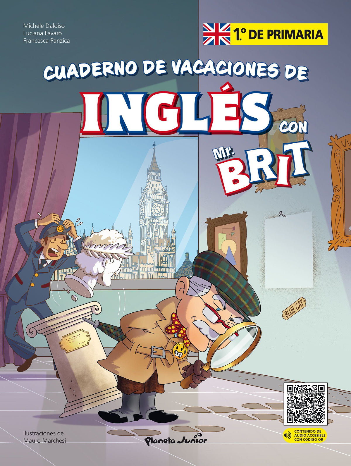 Mr. Brit. Cuaderno de vacaciones de inglés. 1.º de primaria. AA. VV. (Planeta Junior) 9788408287414
