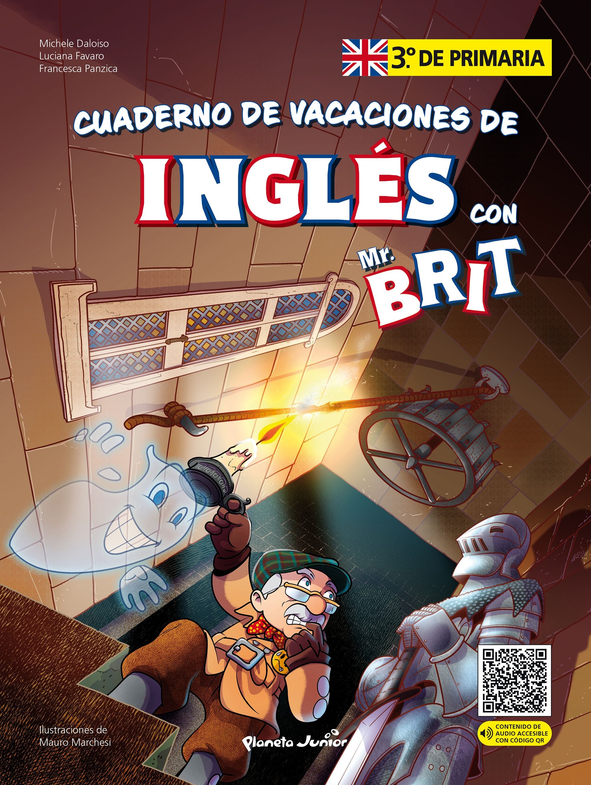 Mr. Brit. Cuaderno de vacaciones de inglés. 3.º de primaria. AA. VV. (Planeta Junior) 9788408287445
