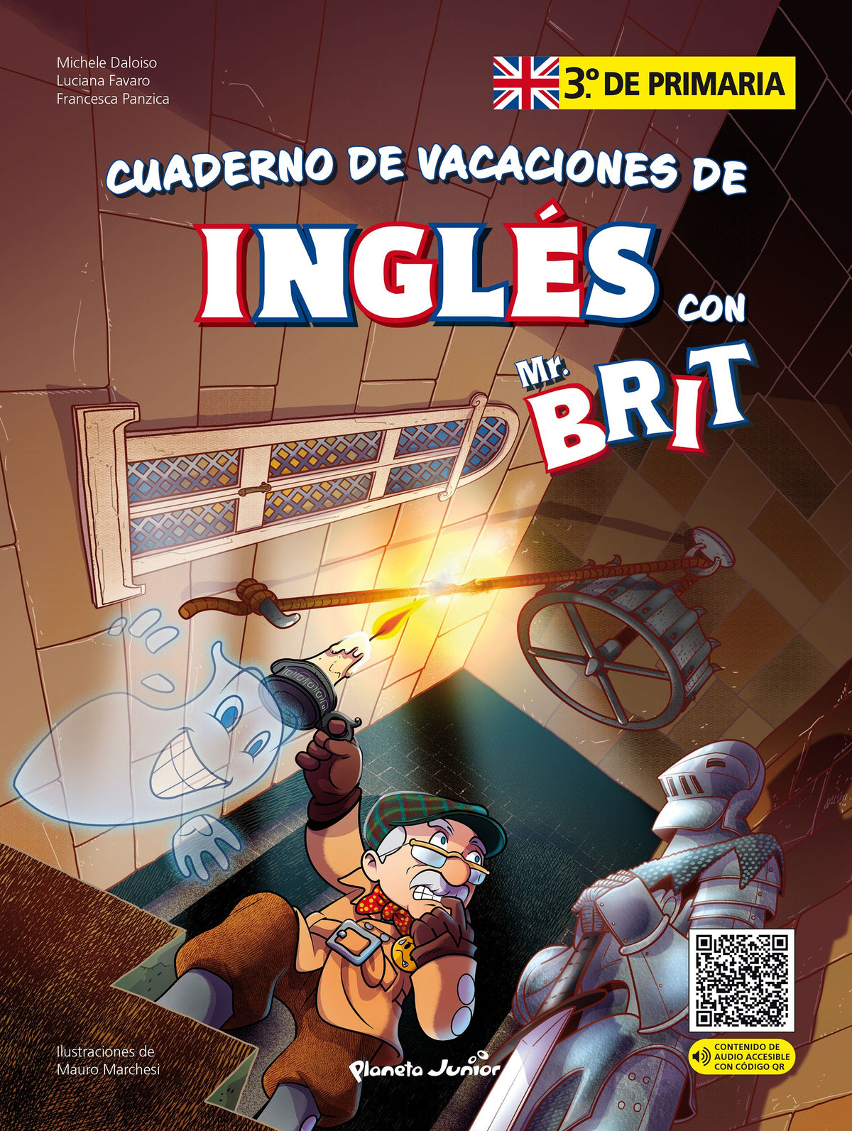 Mr. Brit. Cuaderno de vacaciones de inglés. 3.º de primaria. AA. VV. (Planeta Junior) 9788408287445