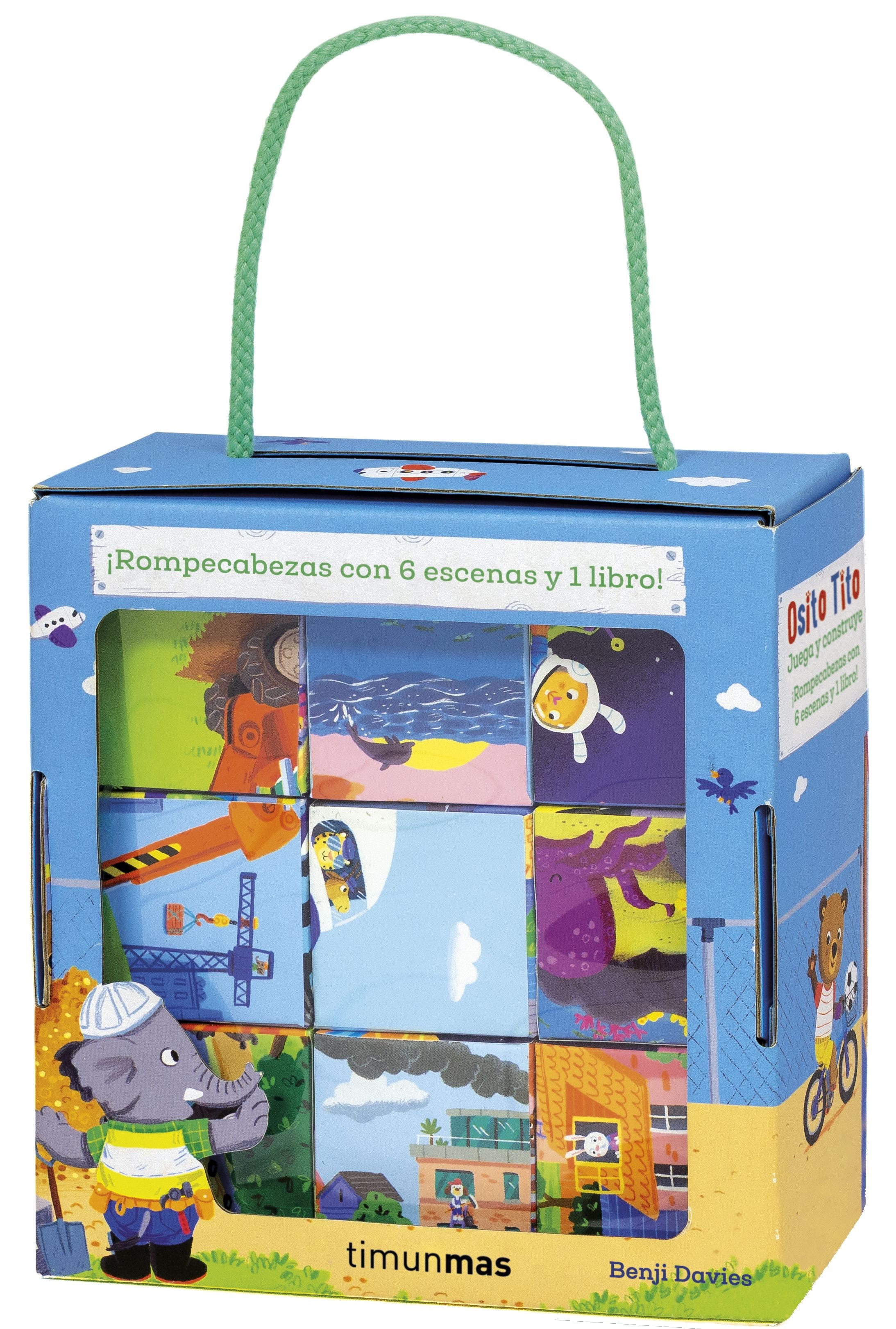 Osito Tito. Juega y construye: Rompecabezas con 6 escenas y 1 libro. Benji Davies (Timun Mas Infantil) 9788408206583 Imagen principal del producto
