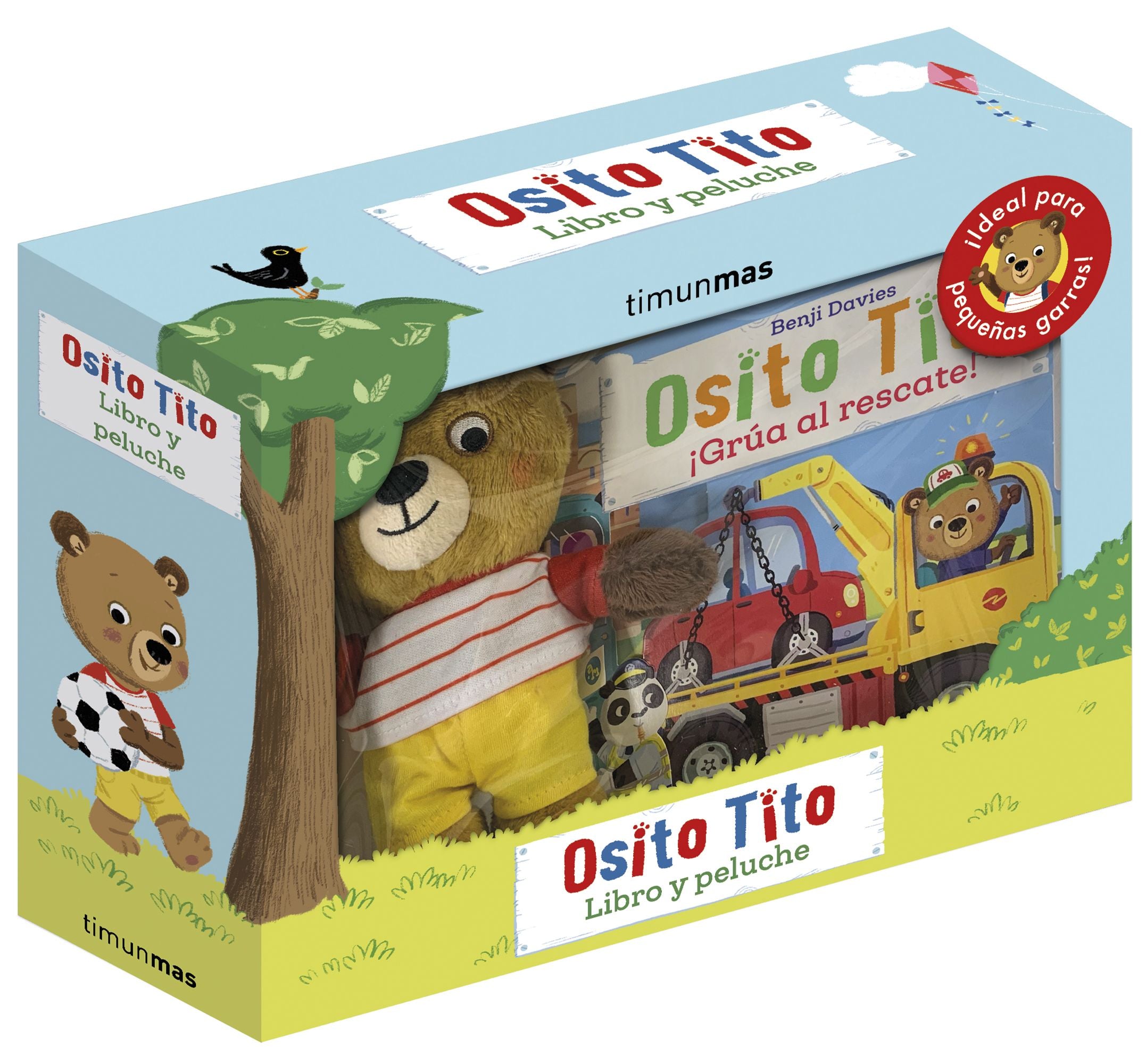 Osito Tito. Libro y peluche. Benji Davies (Timun Mas Infantil) 9788408243298