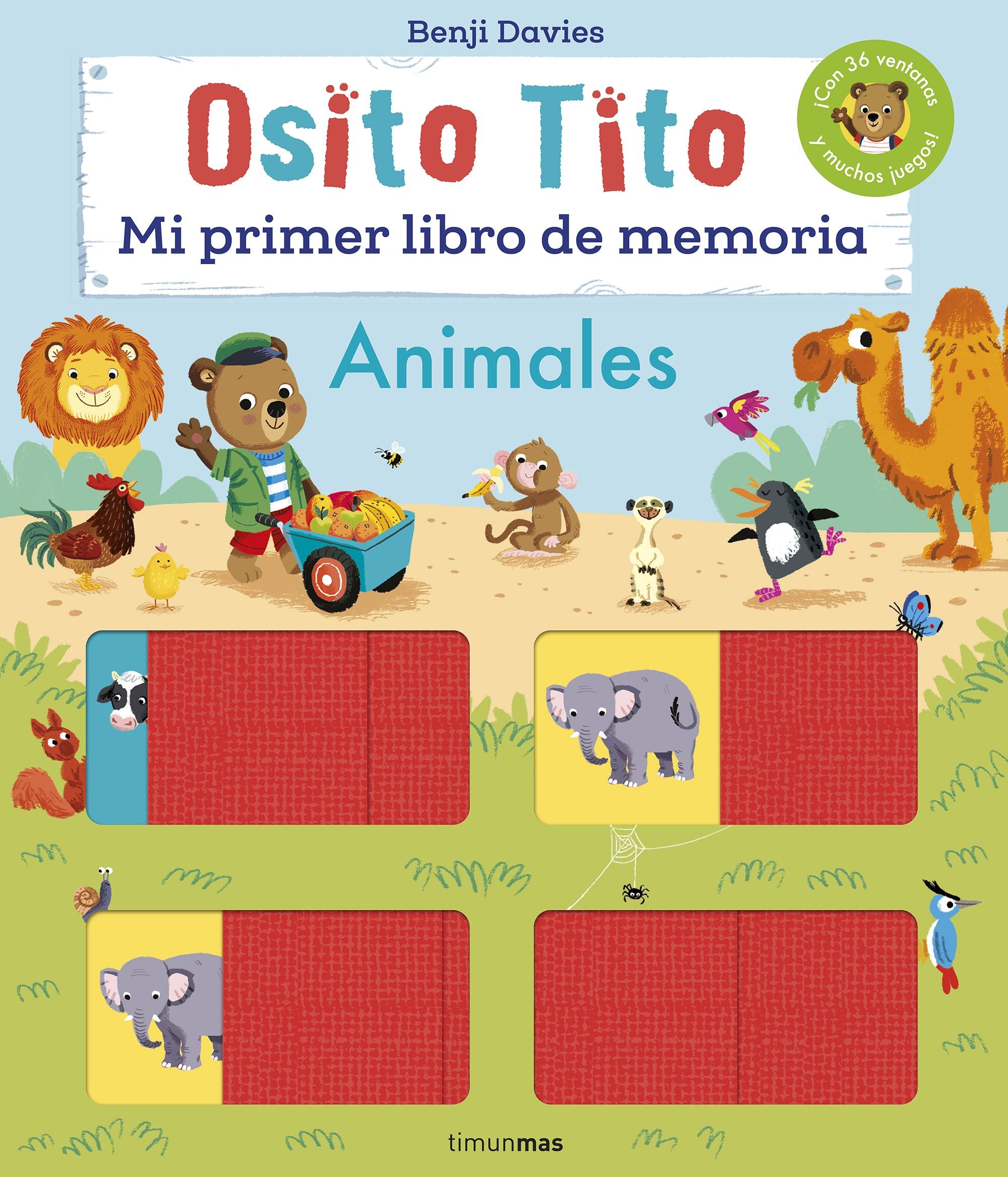 Osito Tito. Mi primer libro de memoria. Animales. Benji Davies (Timun Mas Infantil) 9788408249702 Imagen principal del producto