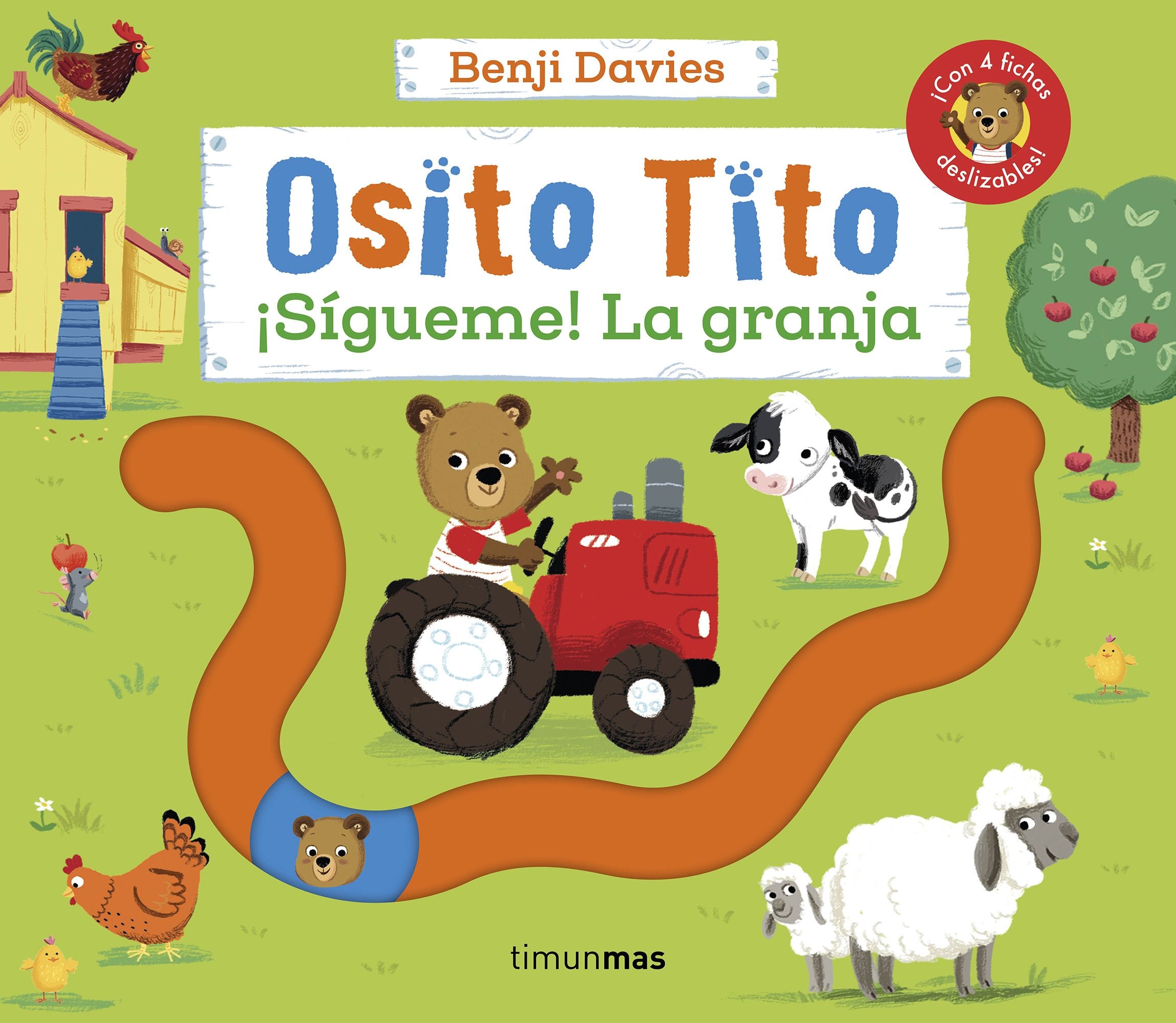 Osito Tito. ¡Sígueme! La granja. Benji Davies (Timun Mas Infantil) 9788408266785 Imagen principal del producto