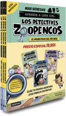 Pack Aprender a leer con... ¡Los Detectives Zoopencos! 1, 2 y 3: En letra: En letra MAYÚSCULA para aprender a leer (libros para niños a partir de 5 años). Elige tu propia historia. Mar Benegas (Destino Infantil & Juvenil) 9788408300946
