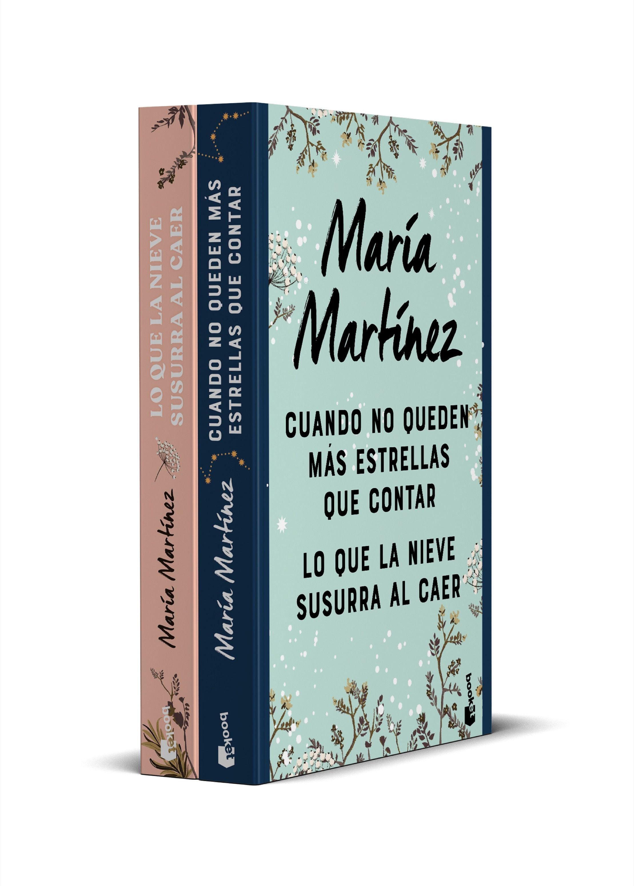 Pack Cuando no queden más estrellas que contar + Lo que la nieve susurra al cae. María Martínez (Booket) 9788408295822 Imagen principal del producto
