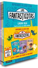 Pack Las Fantasticotas (1, 2, 3): Pack para aprender a leer con Las Fantasticotas 1, 2, 3: EN MAYÚSCULAS. Laura Vila (Destino Infantil & Juvenil) 9788408295501