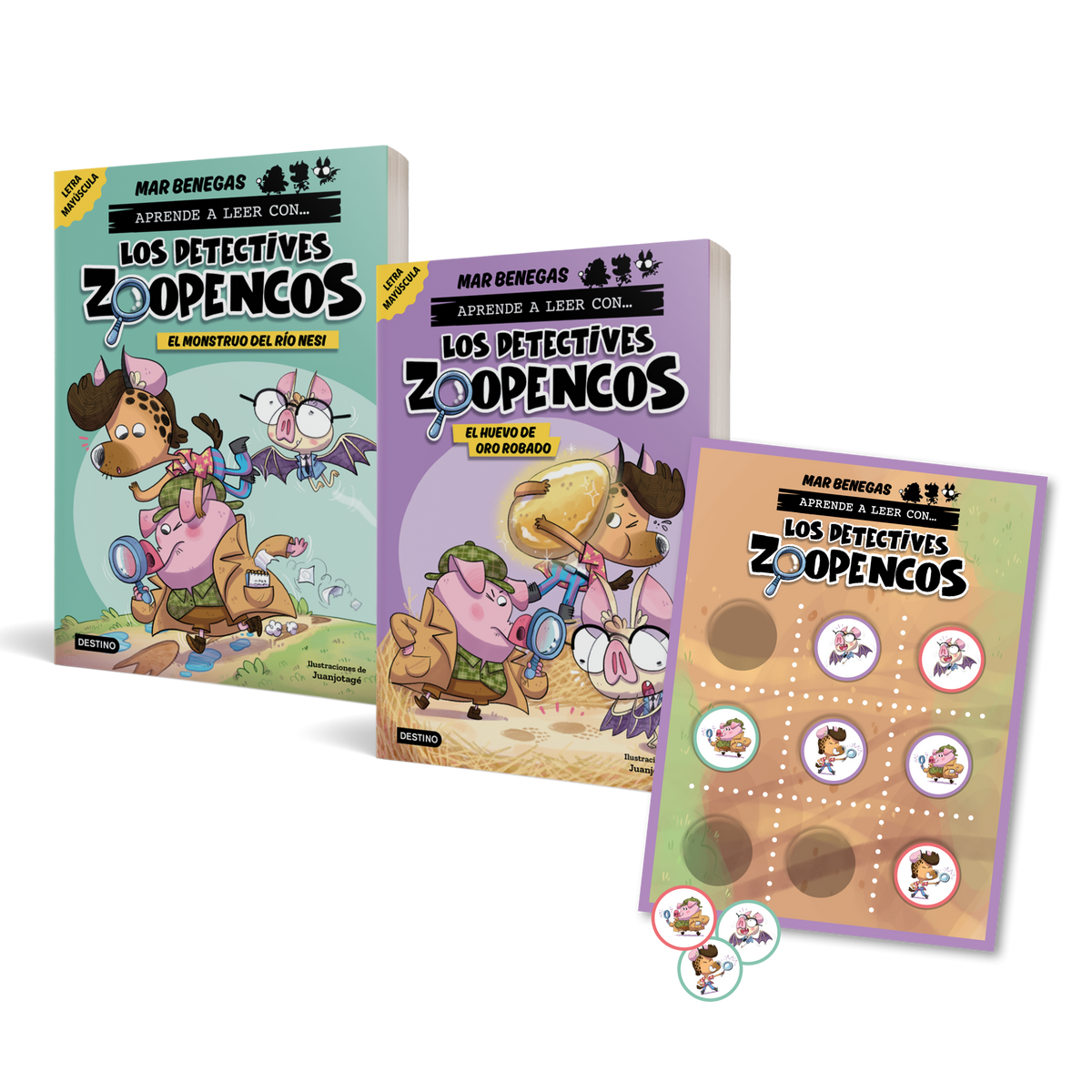 Pack Zoopencos Tres en Raya 2024. Mar Benegas (Destino Infantil & Juvenil) 9788408283171