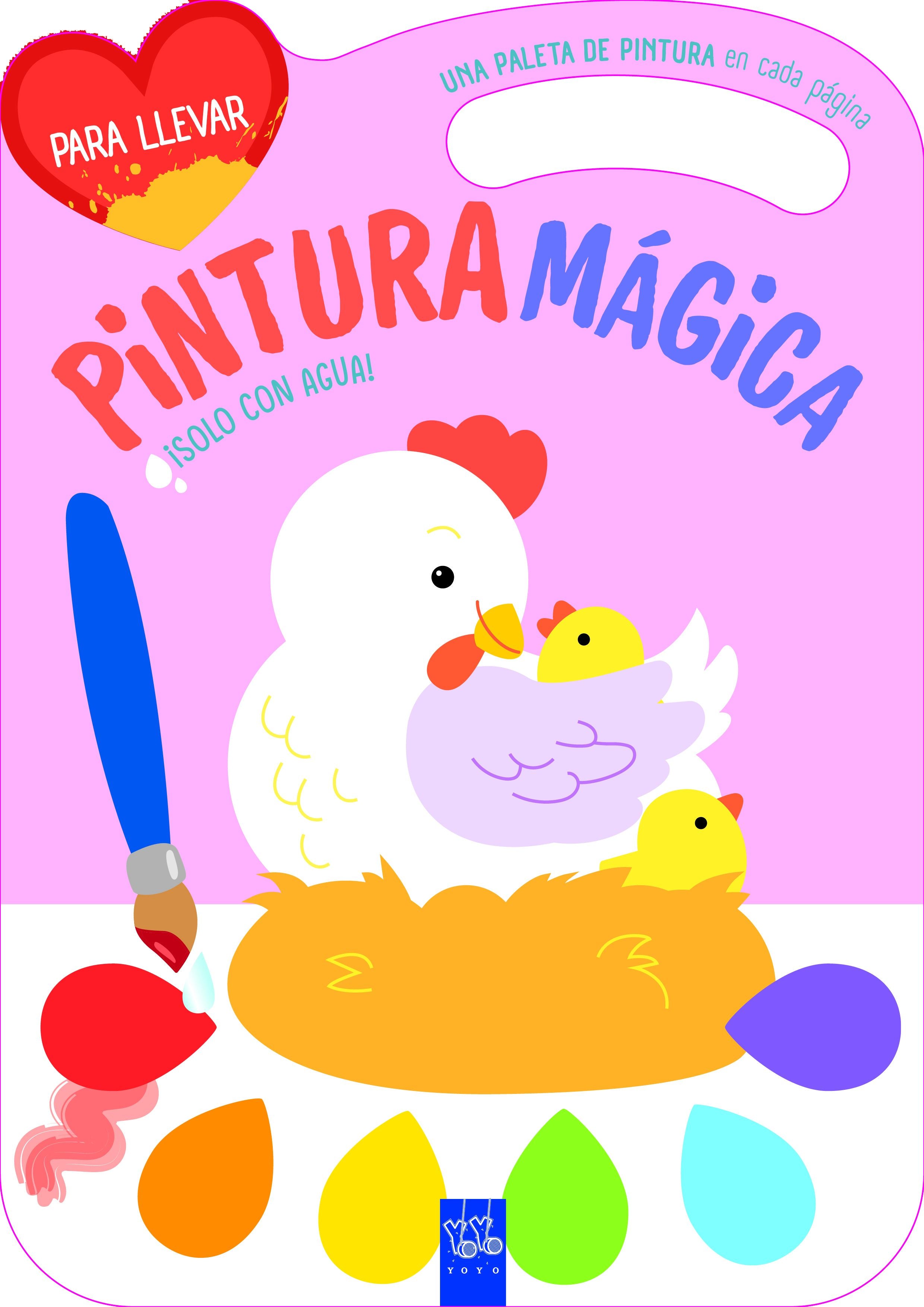 Pintura mágica. Gallina. YOYO (Yoyo) 9788408281078 Imagen principal del producto