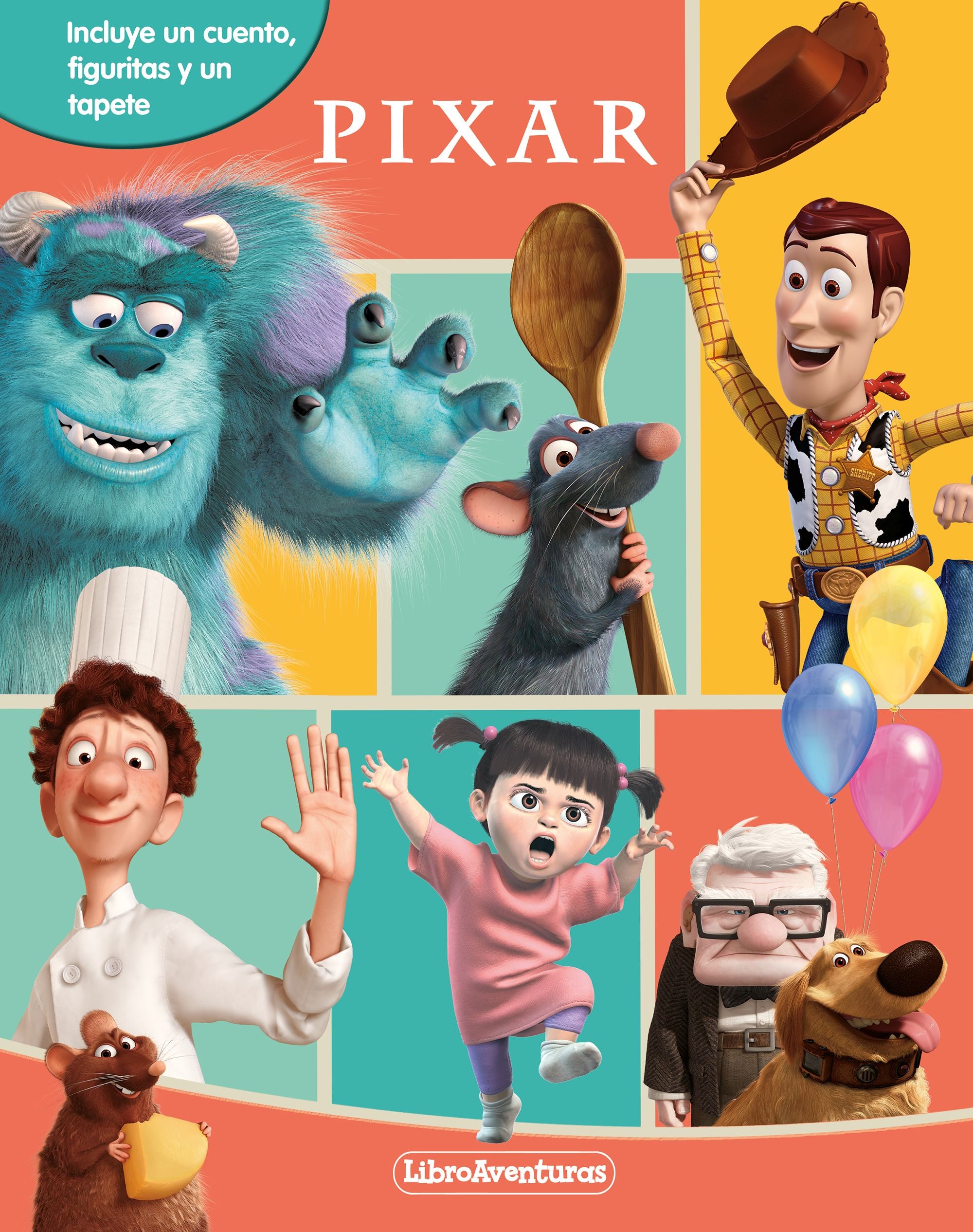 Pixar. Libroaventuras: Incluye un cuento, figuritas y un tapete. Disney (Libros Disney) 9788410029781