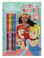 Princesas. Colorea por números con ceras: Con 8 ceras de colores. Disney (Libros Disney) 9788410029569
