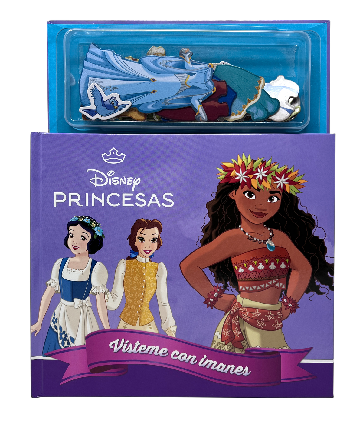 Princesas. Vísteme con imanes: Libro magnético. Disney (Libros Disney) 9788410029408