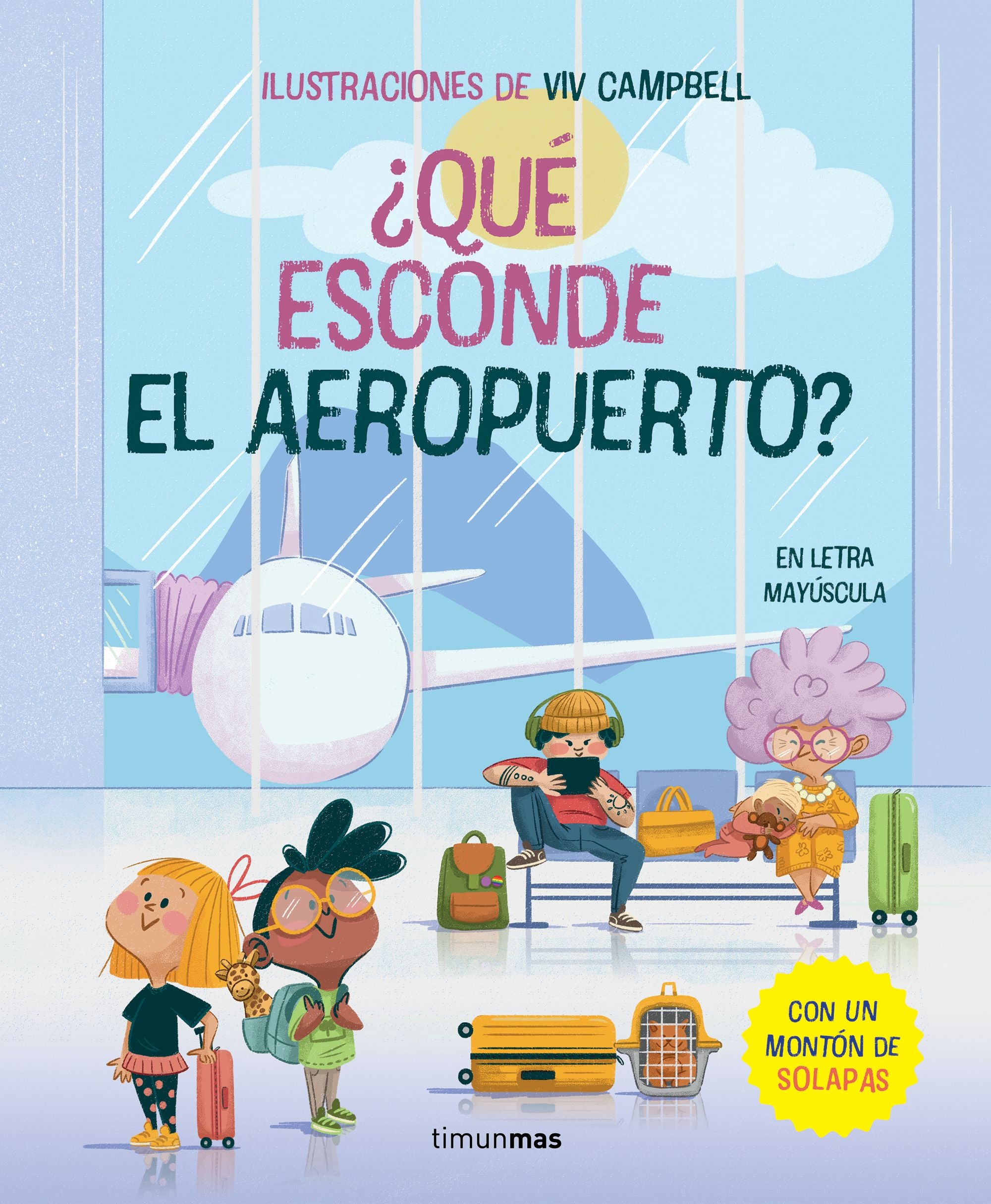 ¿Qué esconde el aeropuerto? Libro con solapas: En letra mayúscula. Gina Samba (Timun Mas Infantil) 9788408279297 Imagen principal del producto
