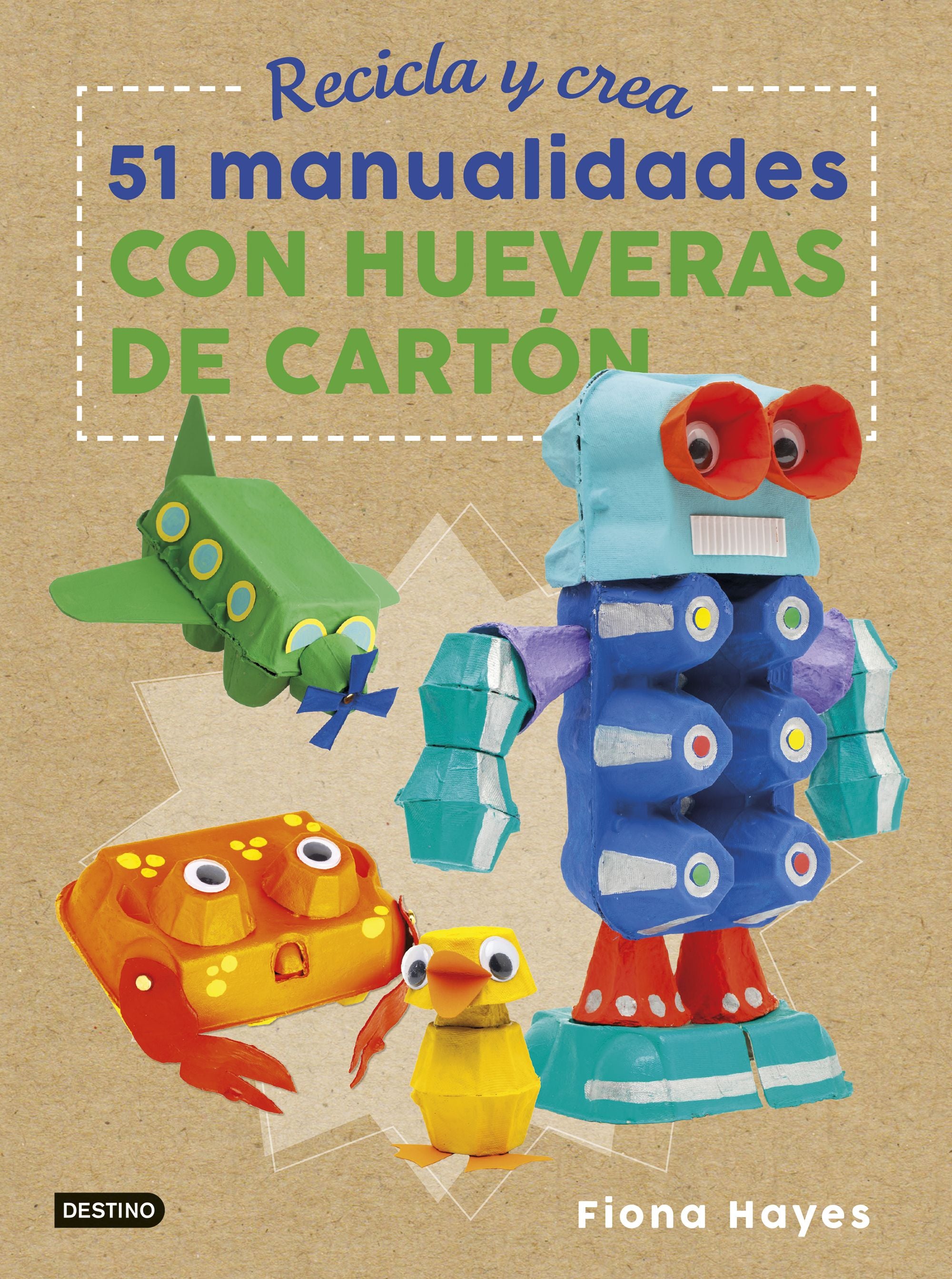 Recicla y crea. 51 manualidades con hueveras de cartón Imagen principal del producto