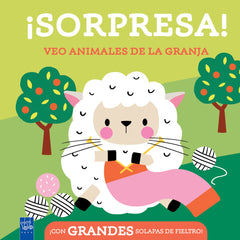 ¡Sorpresa! Veo animales de la granja: Con grandes solapas de fieltro. YOYO (Yoyo) 9788408296843