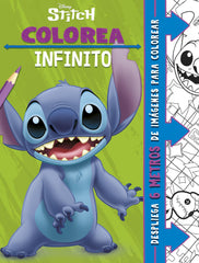 Stitch. Colorea infinito: 6 metros de imágenes para colorear. Disney (Libros Disney) 9788410029262